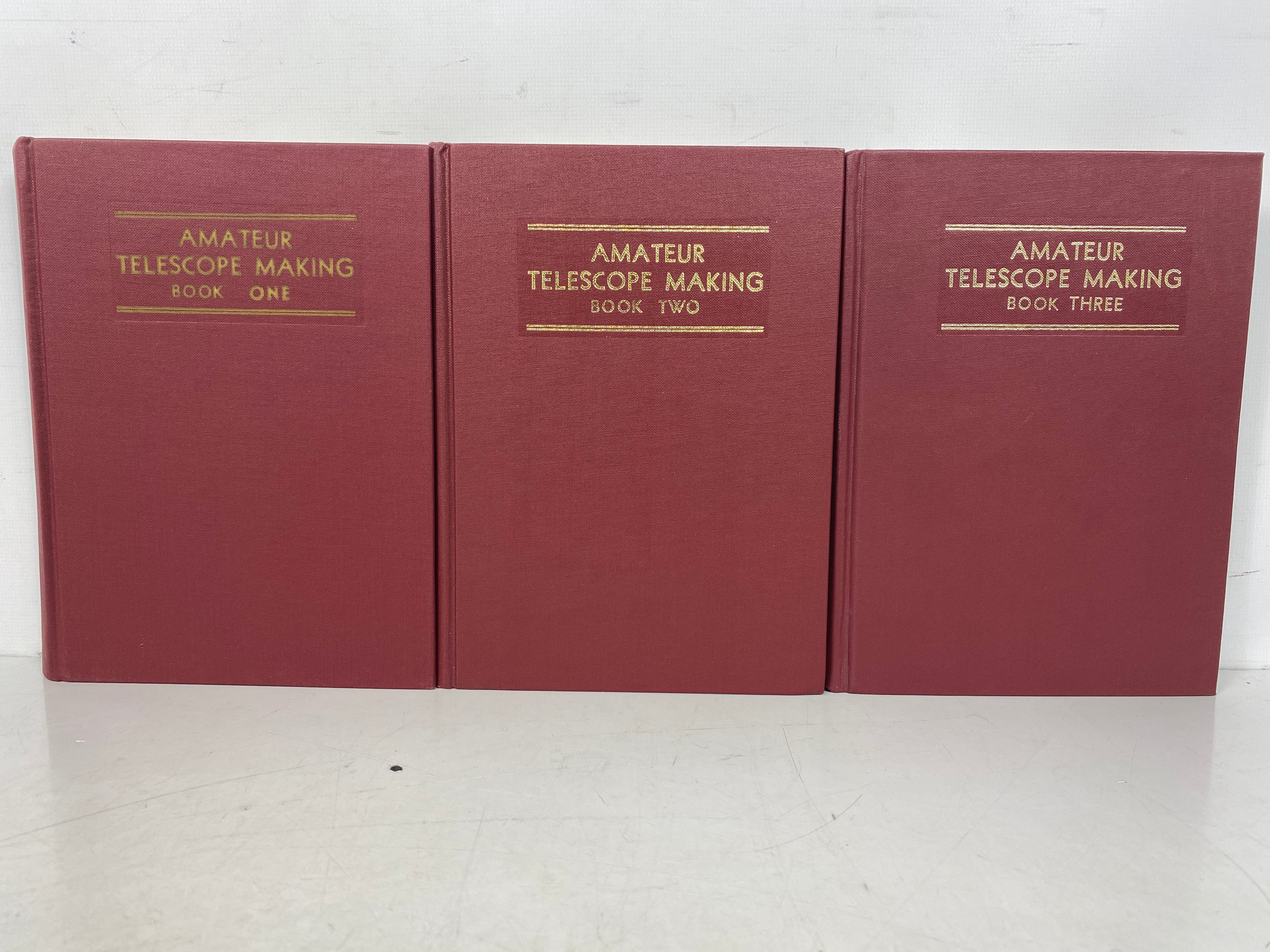 3 Vol Set: Amateur Telescope Making 1978-82 Scientific American Vintage HC