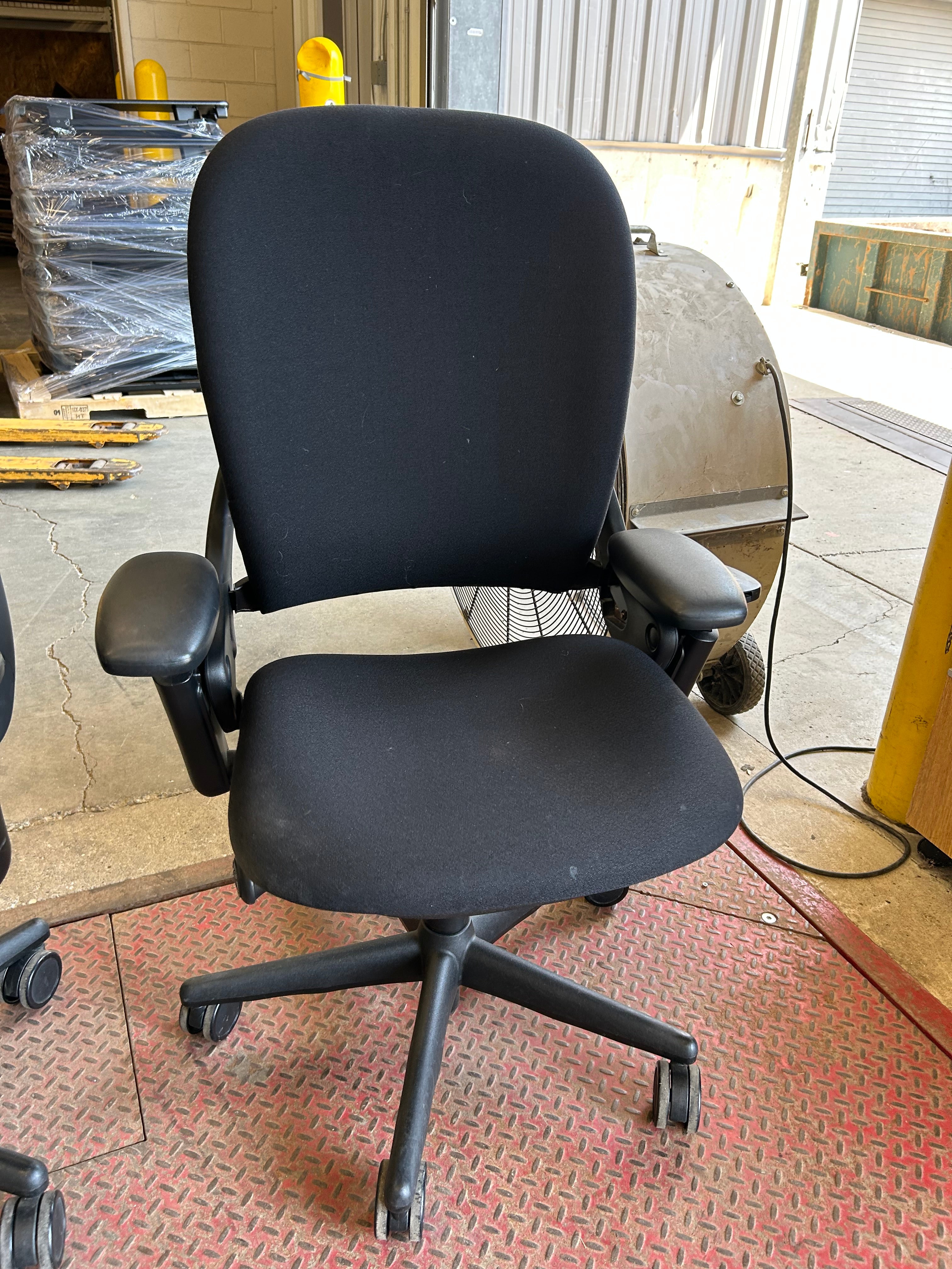 Lot of 6 Steelcase Leap Chairs in Fair Condition