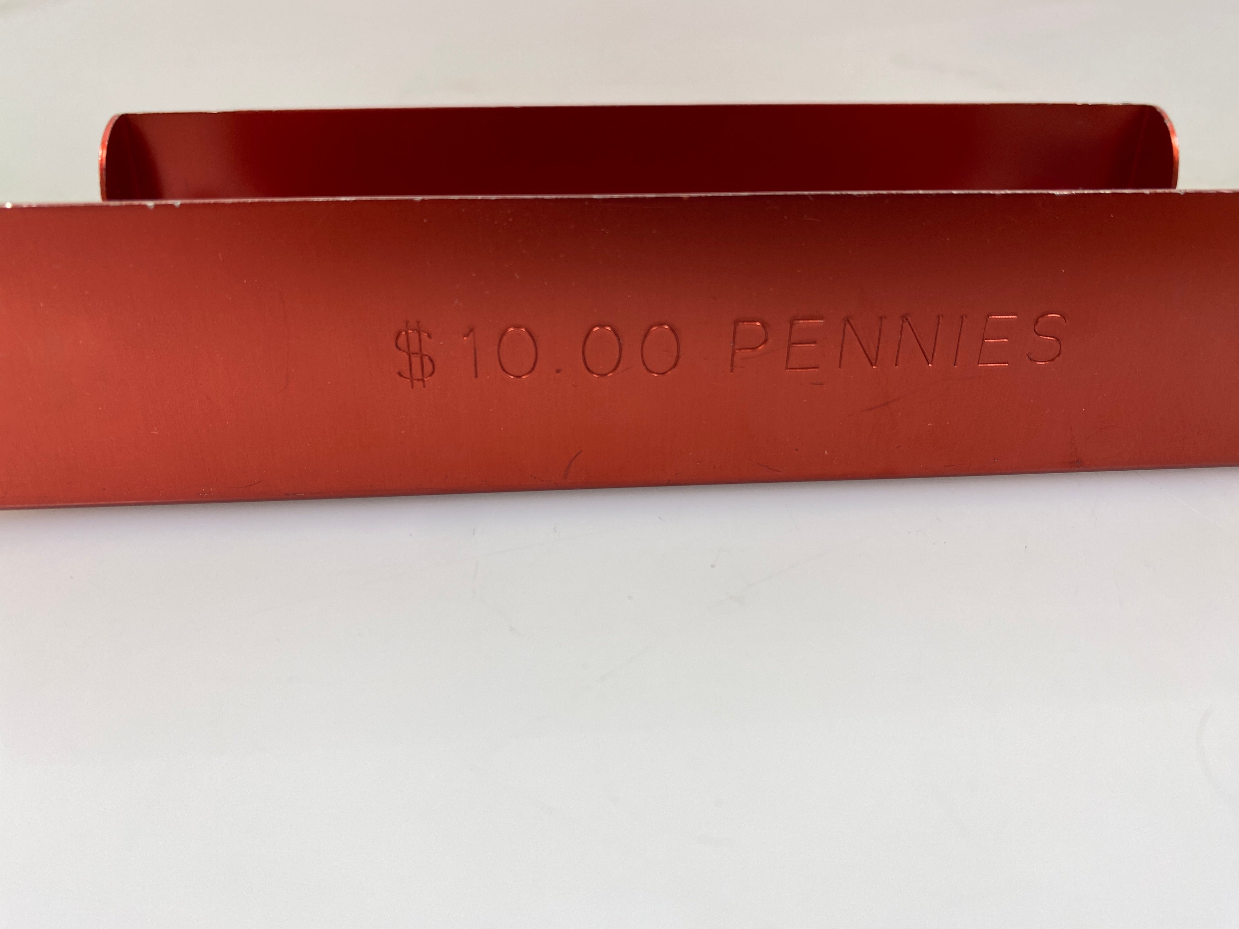 Lot of 4 Aluminum Rolled Coin Storge