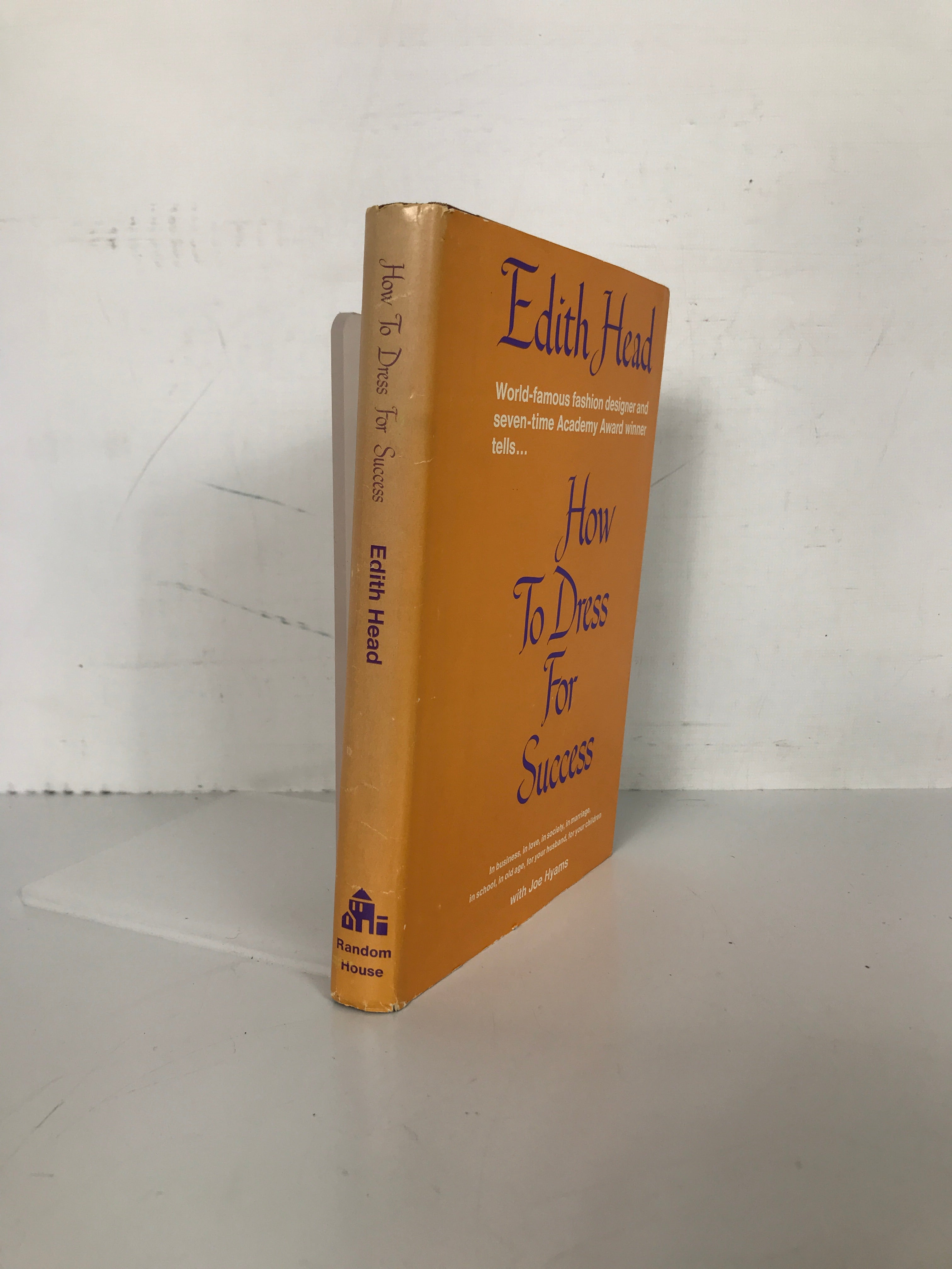 How to Dress for Success by Edith Head 1967 First Edition First Printing HC DJ