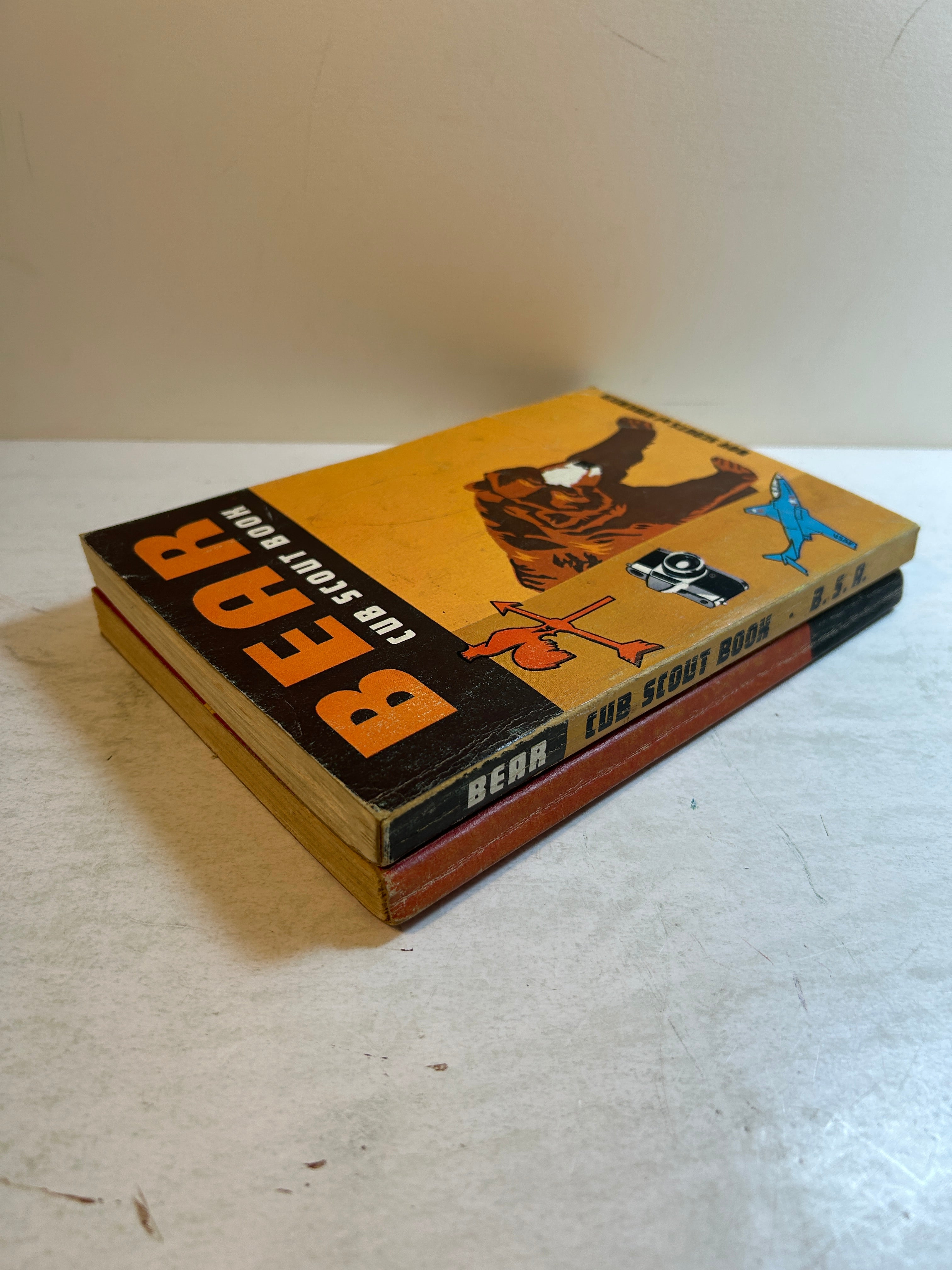 2 Vol Cub Scout Handbook: Bear & Lion/Webelos Boy Scouts of America 1967/1954 SC