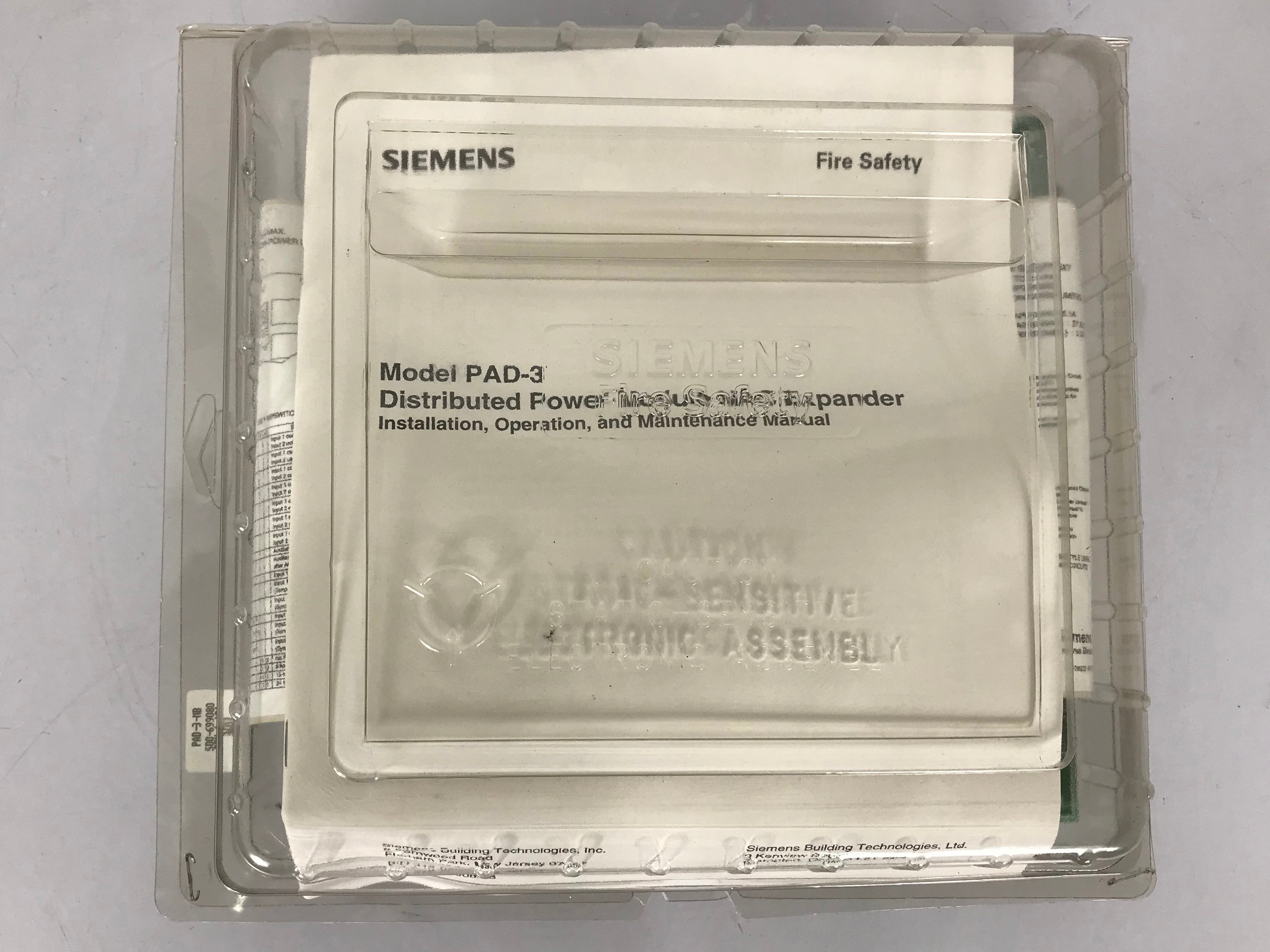Siemens PAD-3 Distributed Power Module NAC Expander External Power Supply