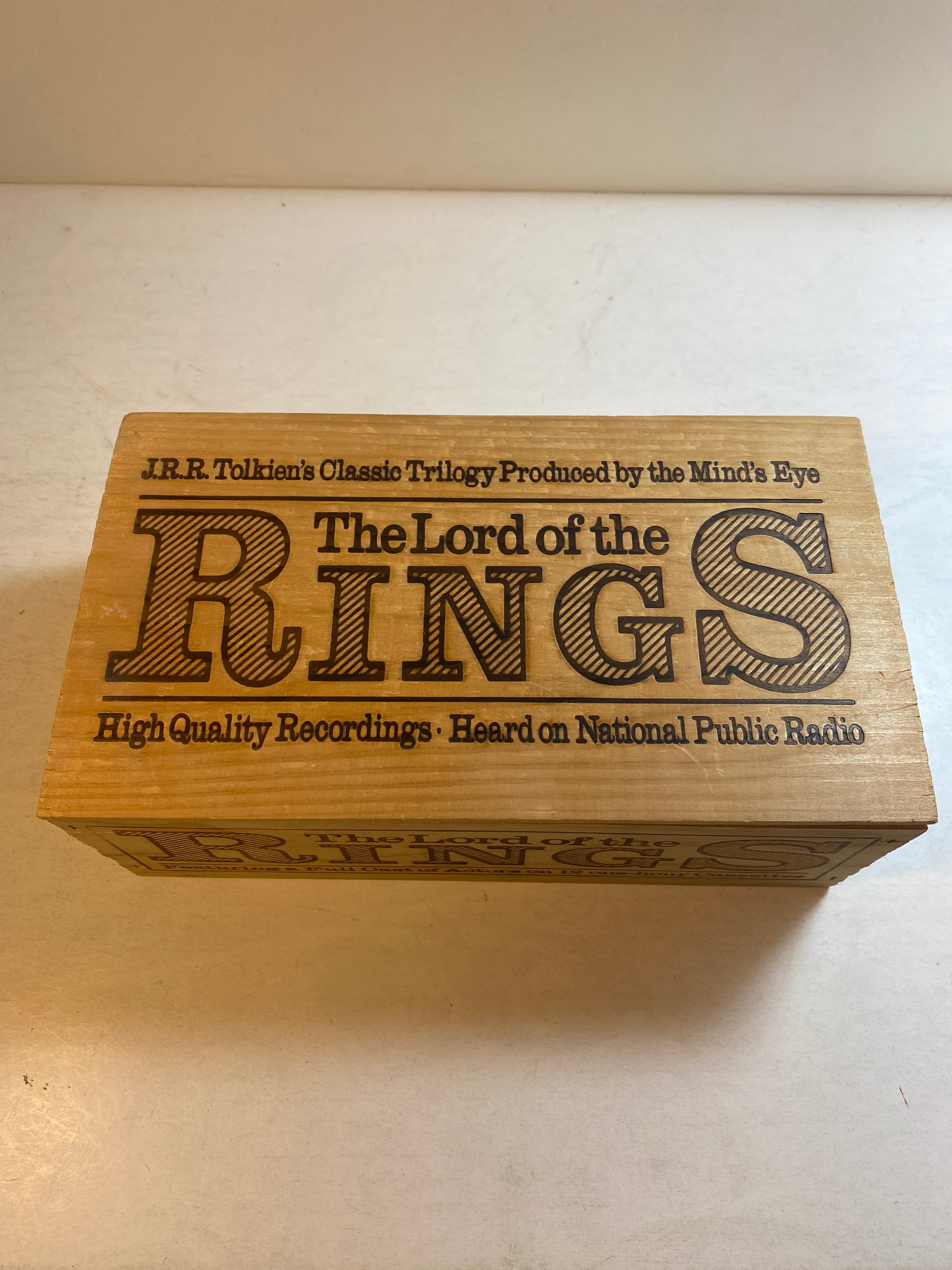 Lord of the Rings Audiobook Set Cassette with box
