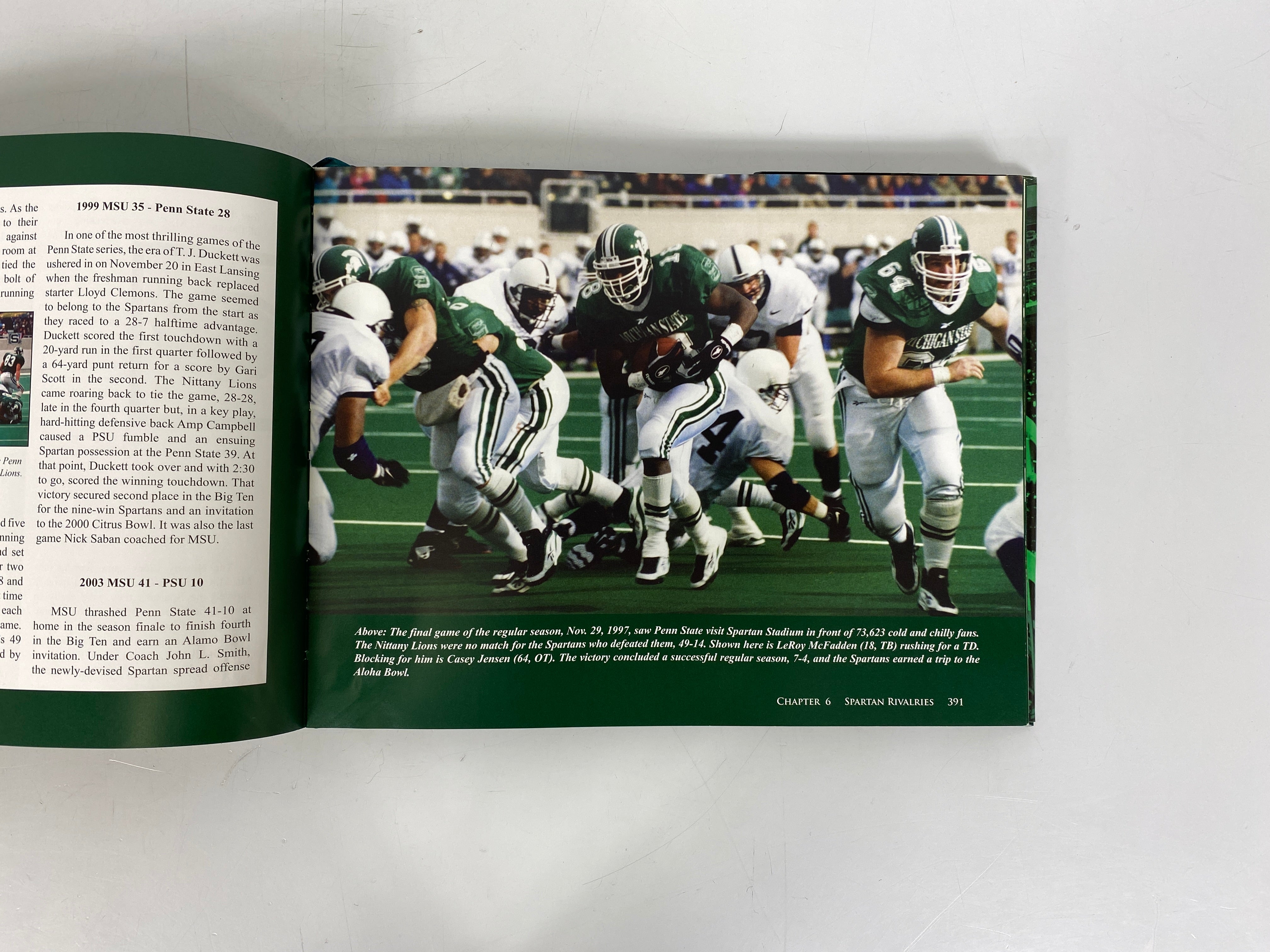 The Tradition Continues (MSU) Spartan Football by Demos/Demos Signed 2008 HCDJ