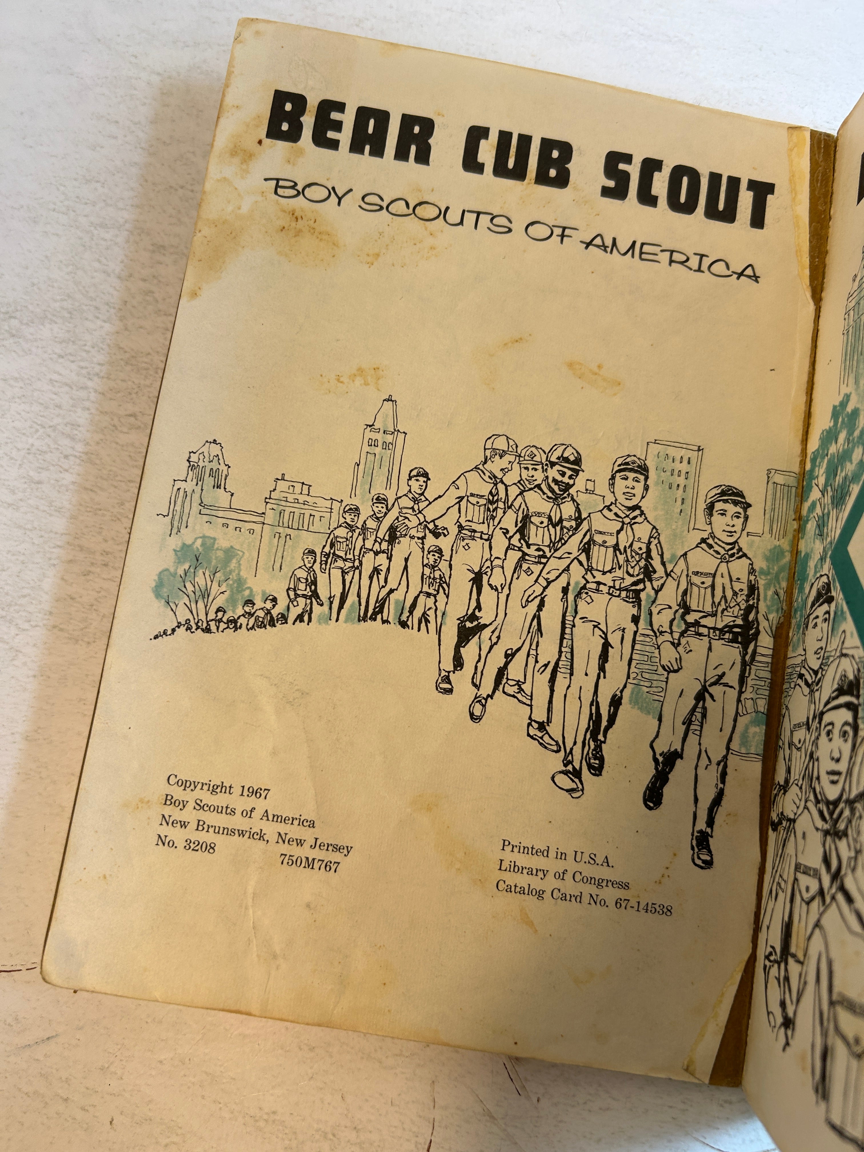 2 Vol Cub Scout Handbook: Bear & Lion/Webelos Boy Scouts of America 1967/1954 SC