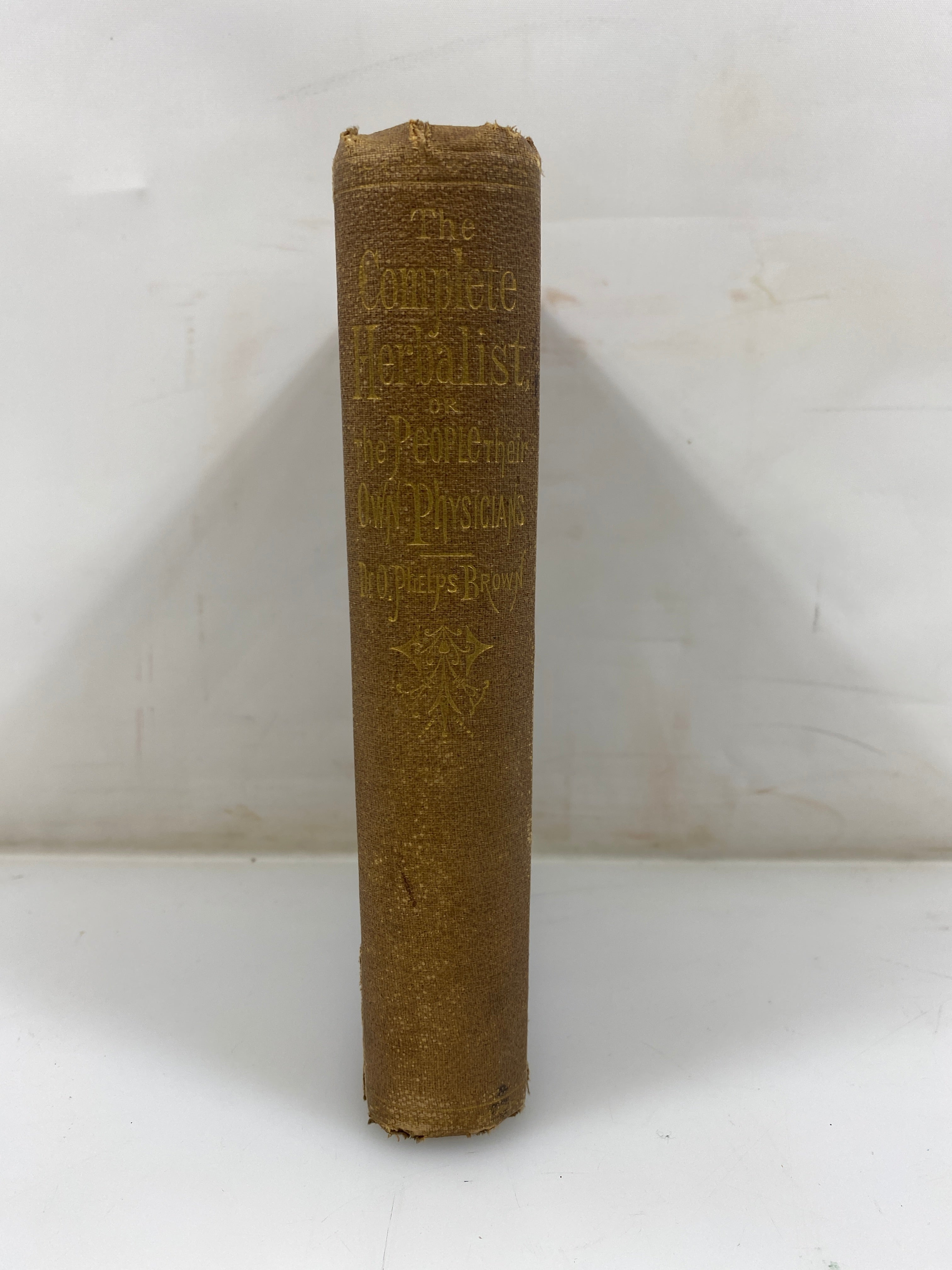Antique The Complete Herbalist by Dr. O. Brown 1875 HC