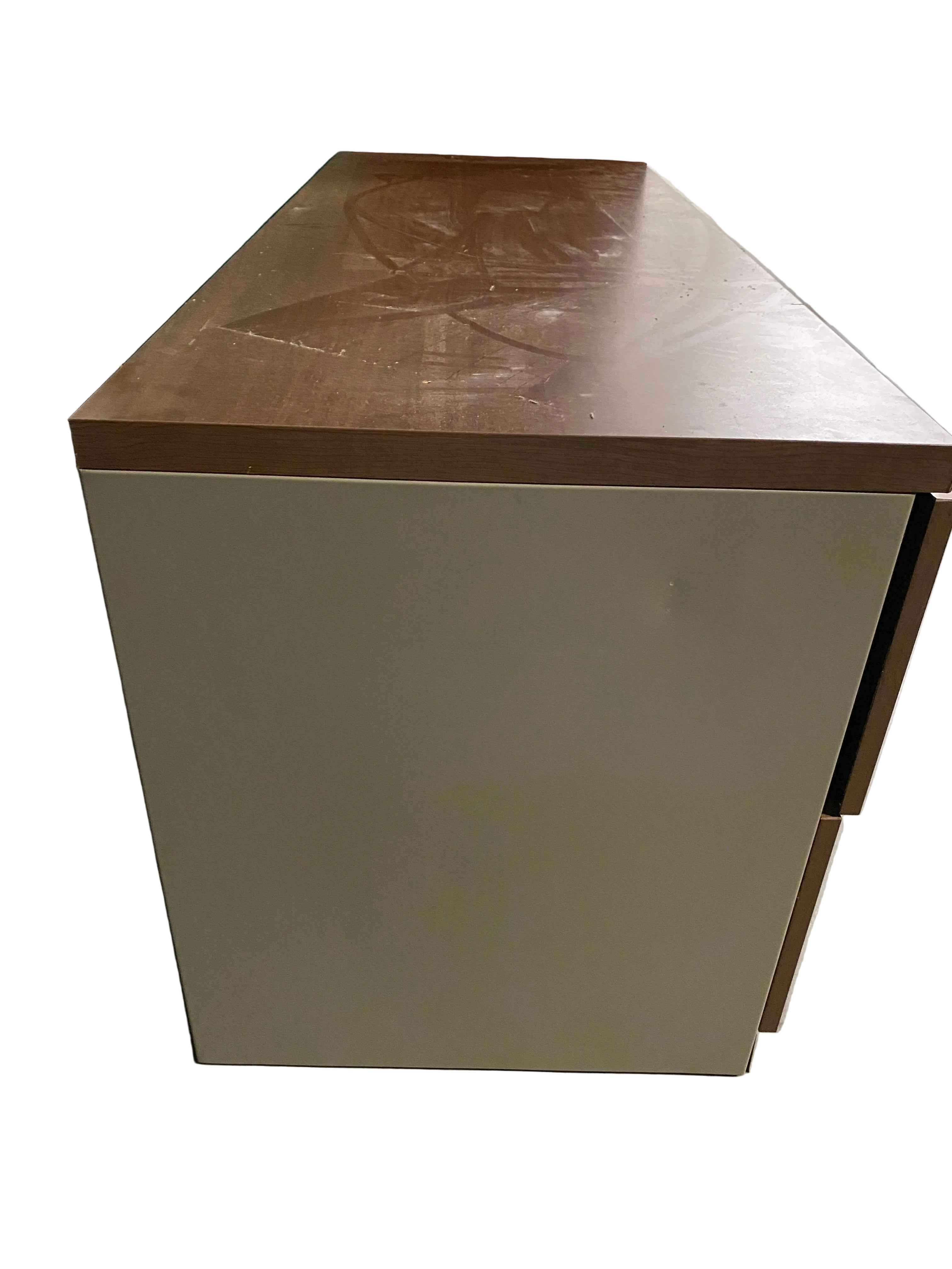 Steelcase #RLF24302W Wooden Facade Metal Filing Cabinet