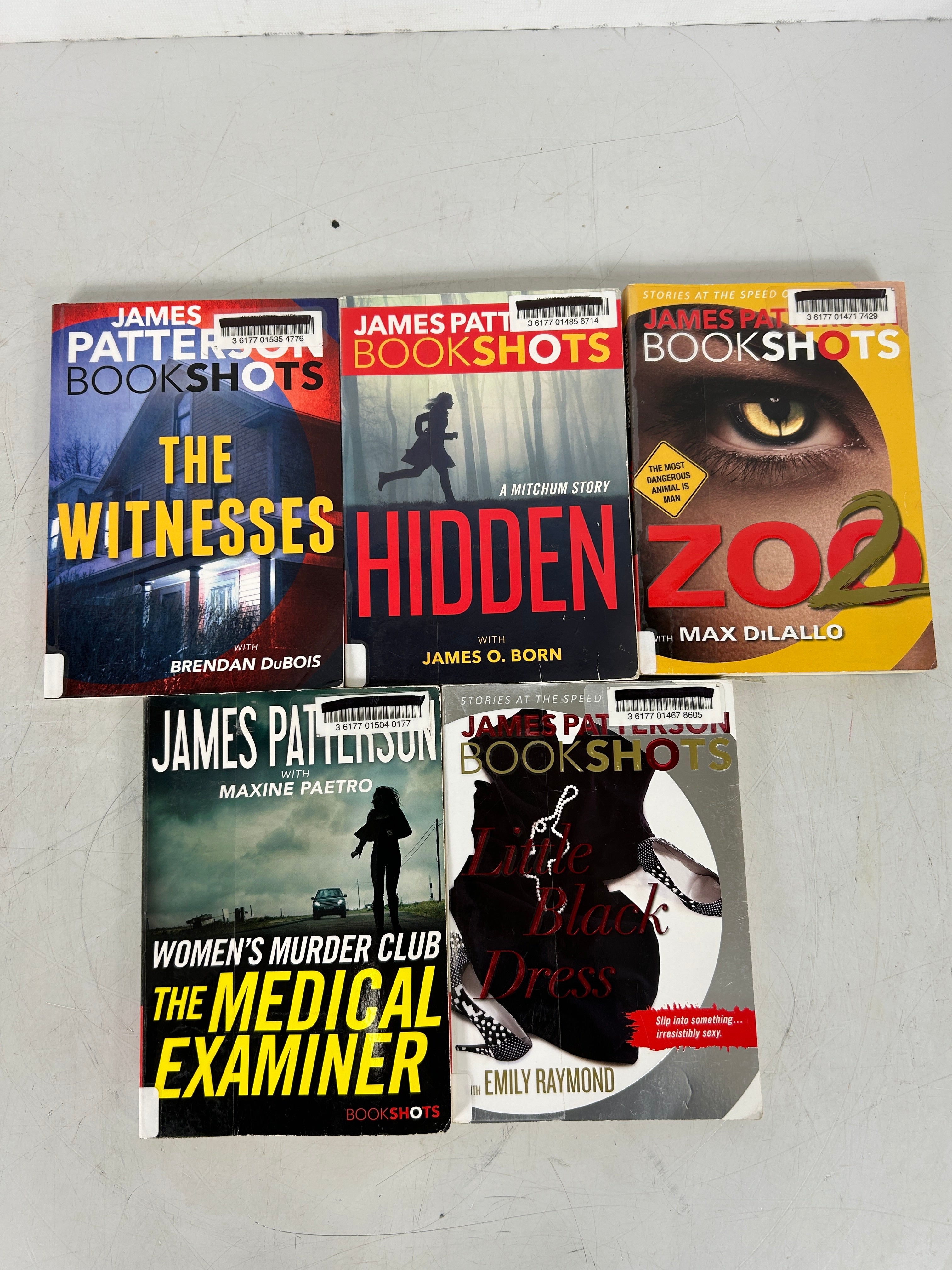 Lot of 5 James Patterson Bookshots SC