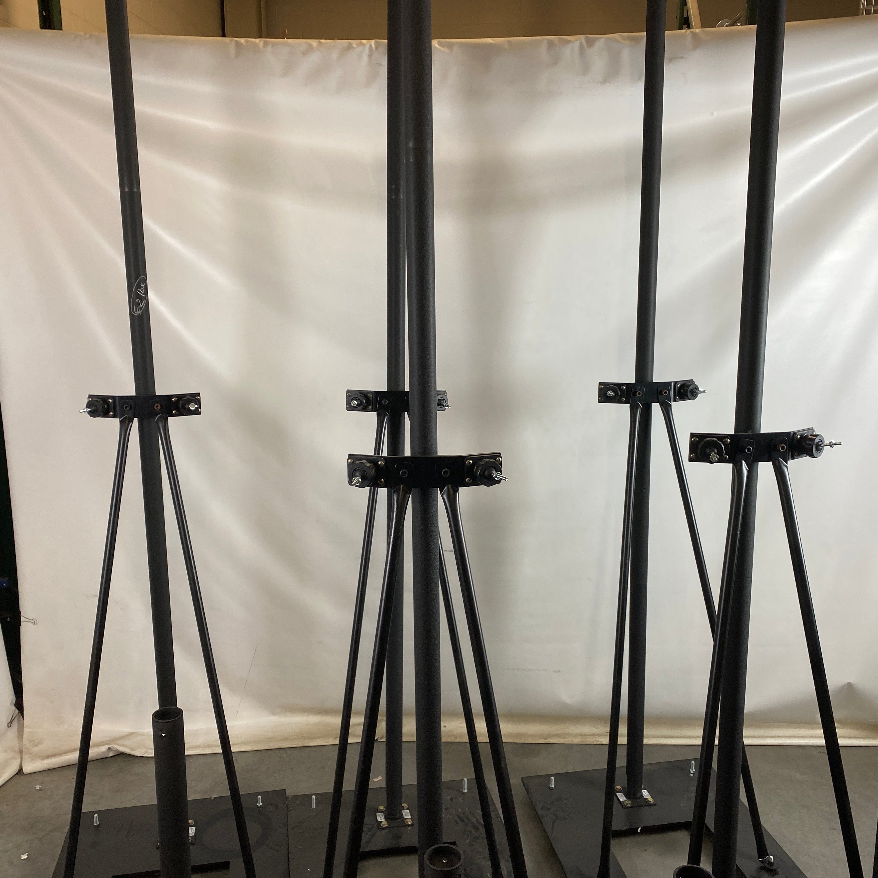 Da - Lite "Fast Fold Deluxe" Screen Frame/Projection Screen With Stands
