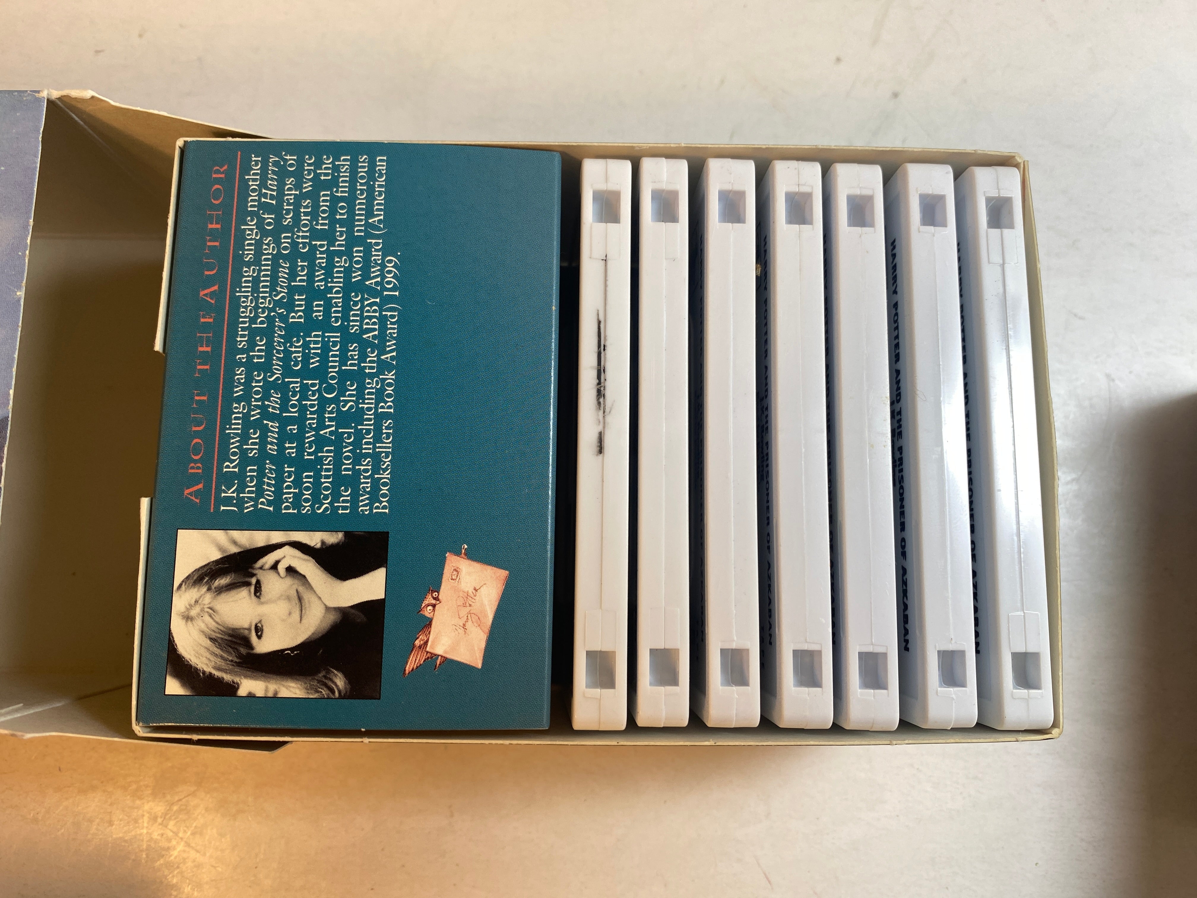 Lot of 5 Harry Potter Cassette Tape Audio Books read by Jim Dale