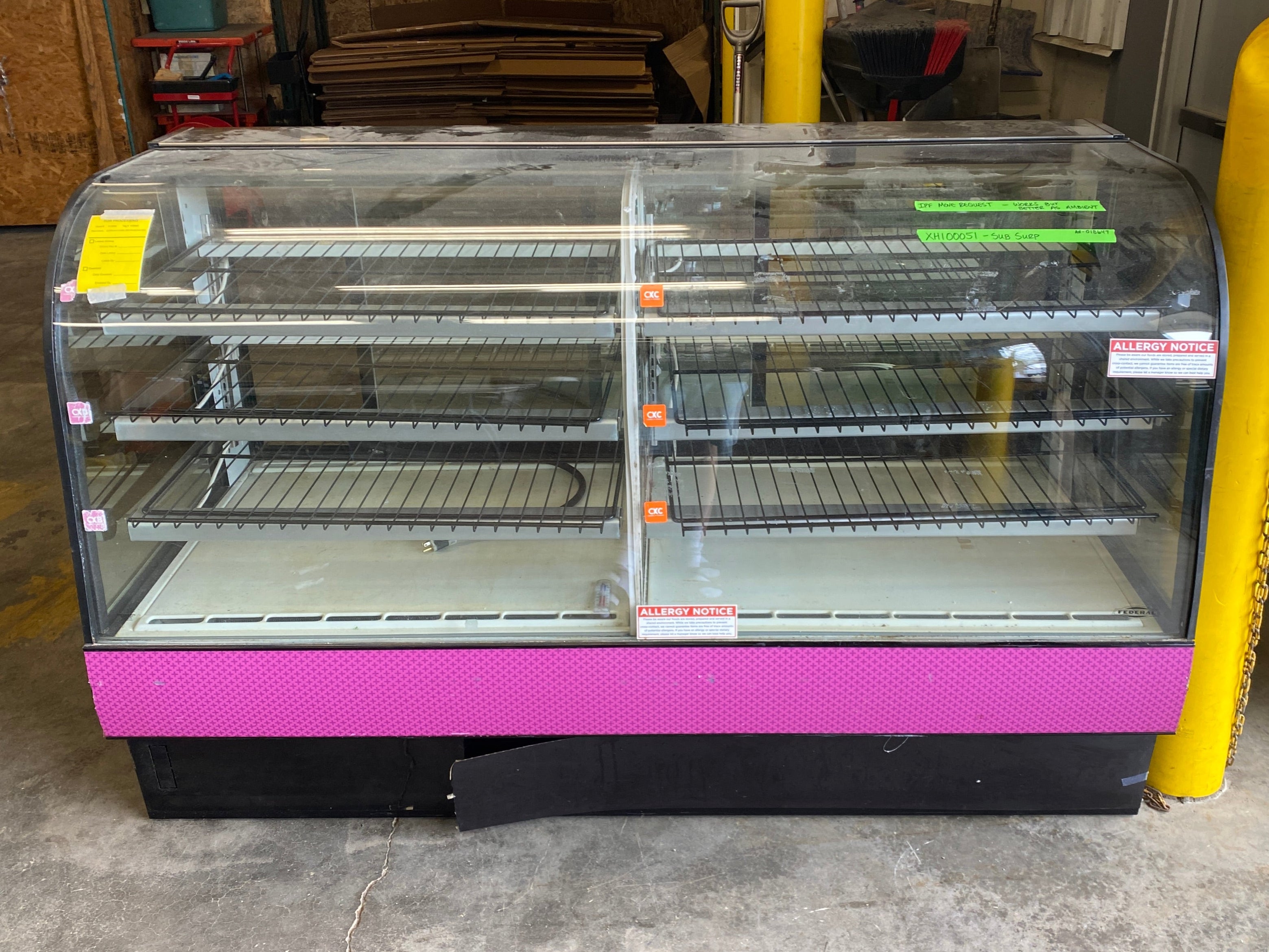 Federal Industries #CGR7748DZ Glass Display Cooler