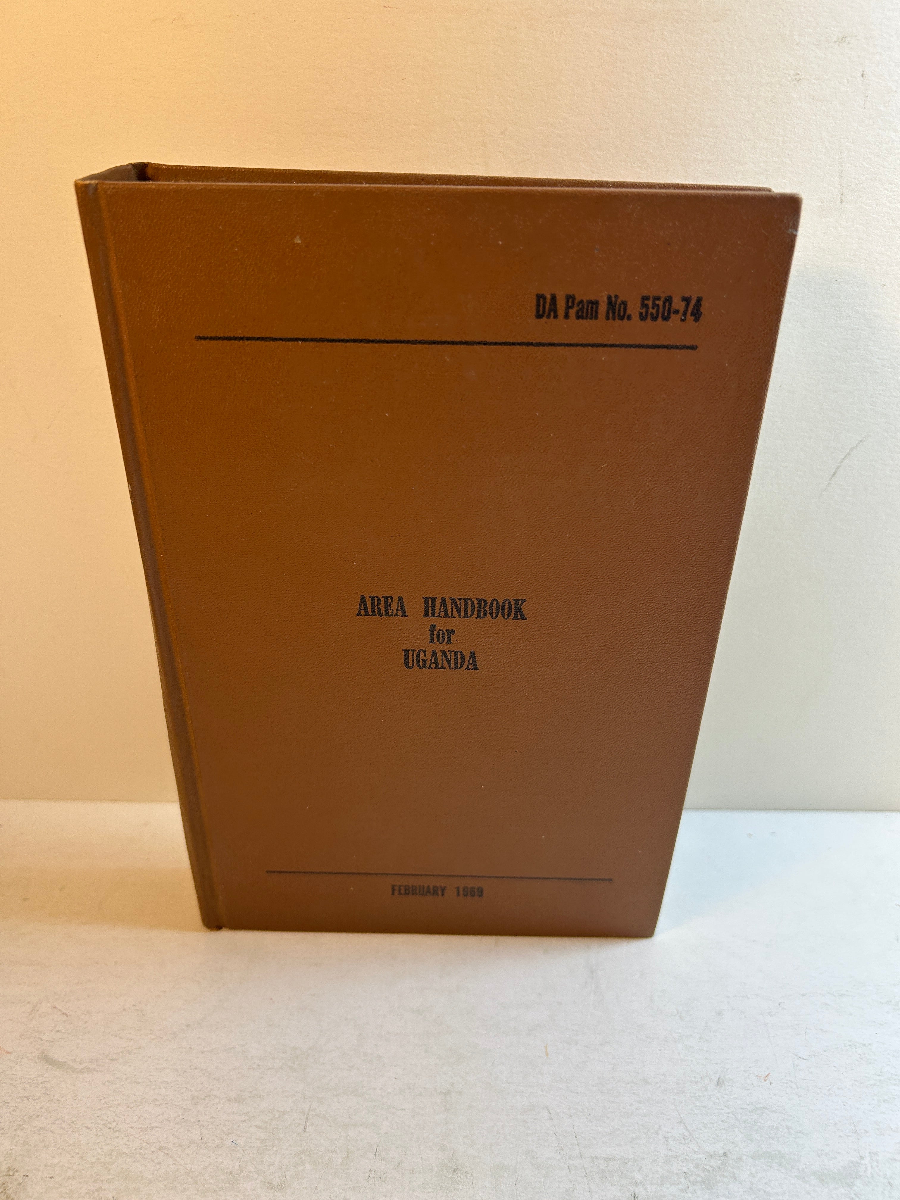 Area Handbook for Uganda Herrick/Crocker/Harrison/John/MacKnight/Nyrop 1969 HC