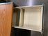 Blue Metal Desk Wooden Tabletop With Drawers