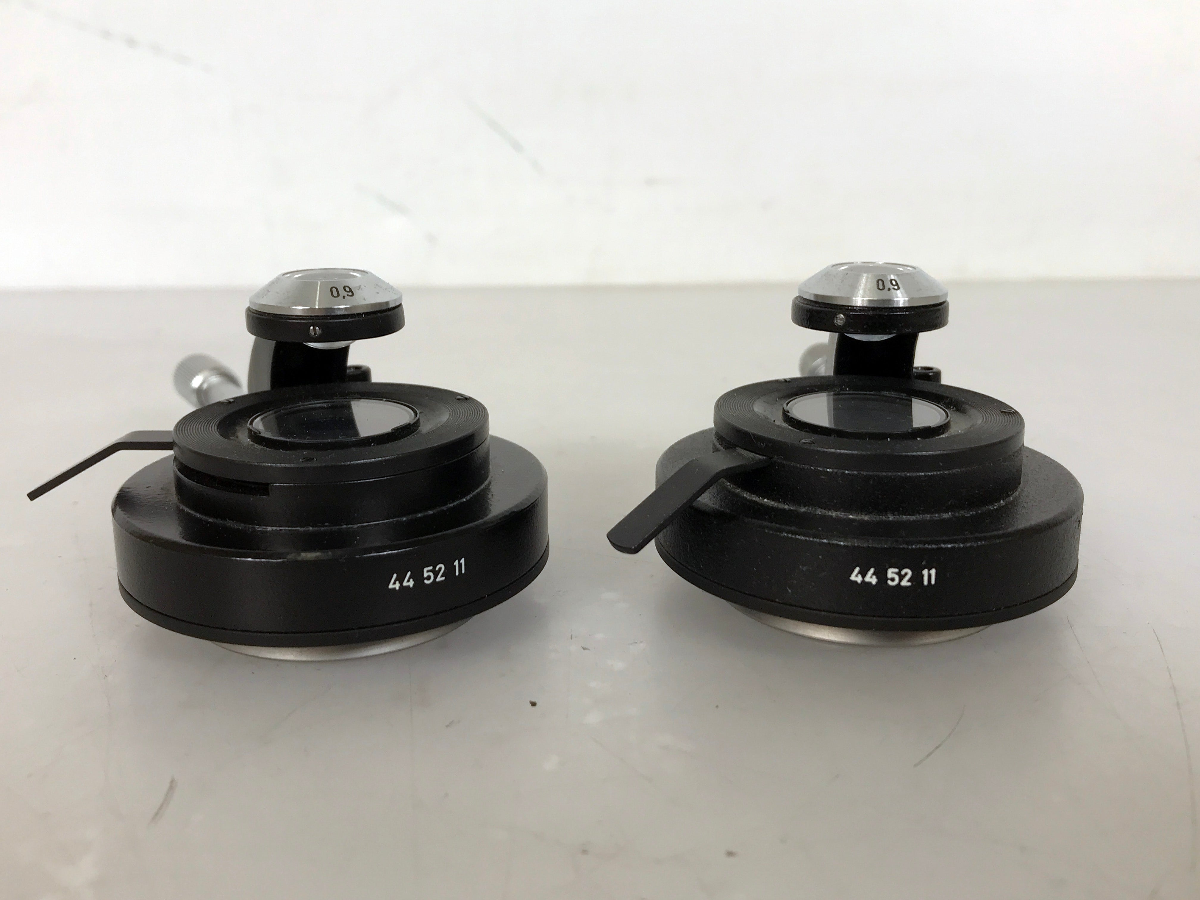 Pair of Zeiss 44 52 11 Condensers 0.9 for Standard 25 Microscope