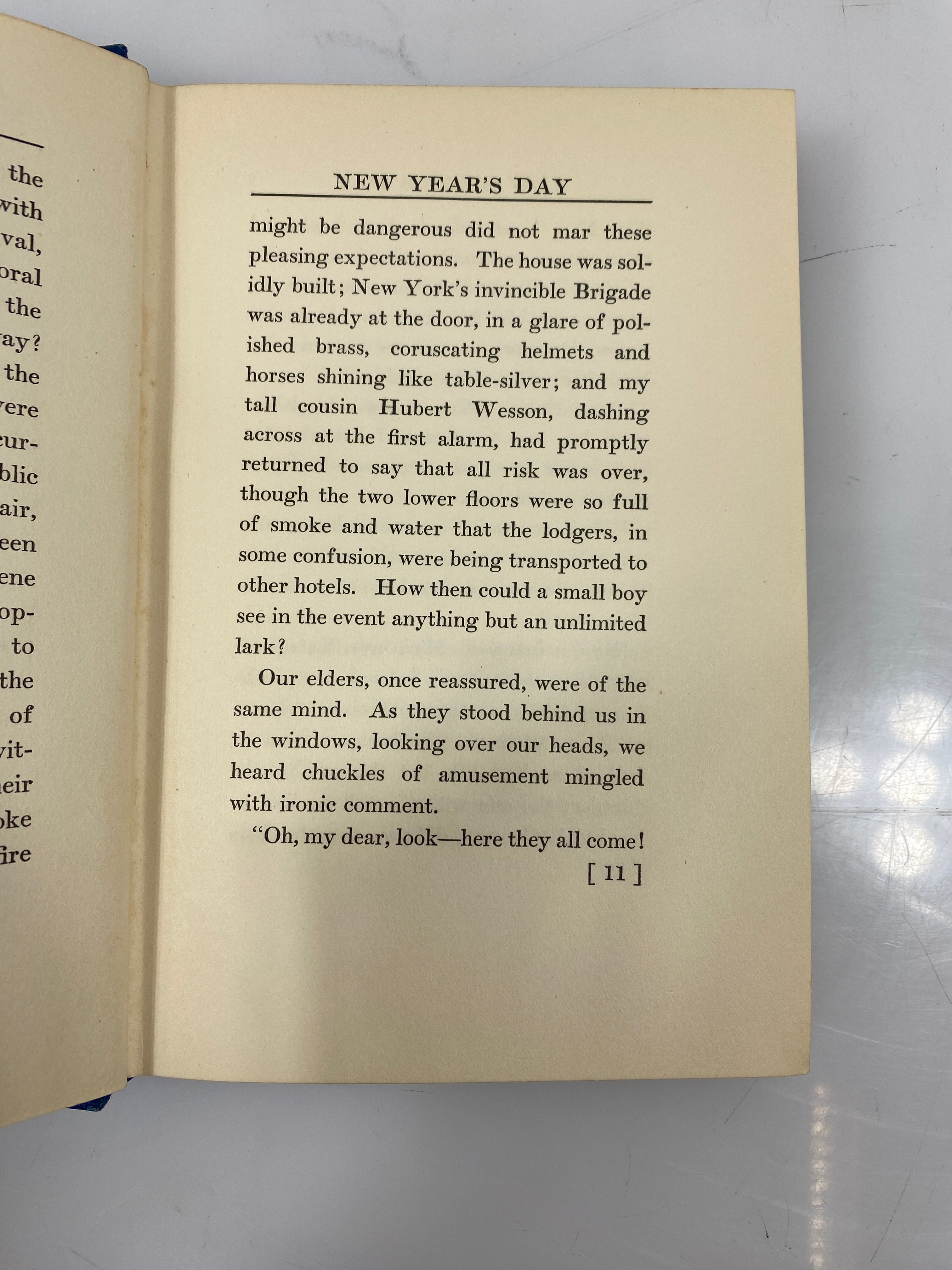 Old New York New Year's Day Edith Wharton 1924 HCDJ