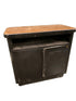 Metal Cabinet With Wood Table Top