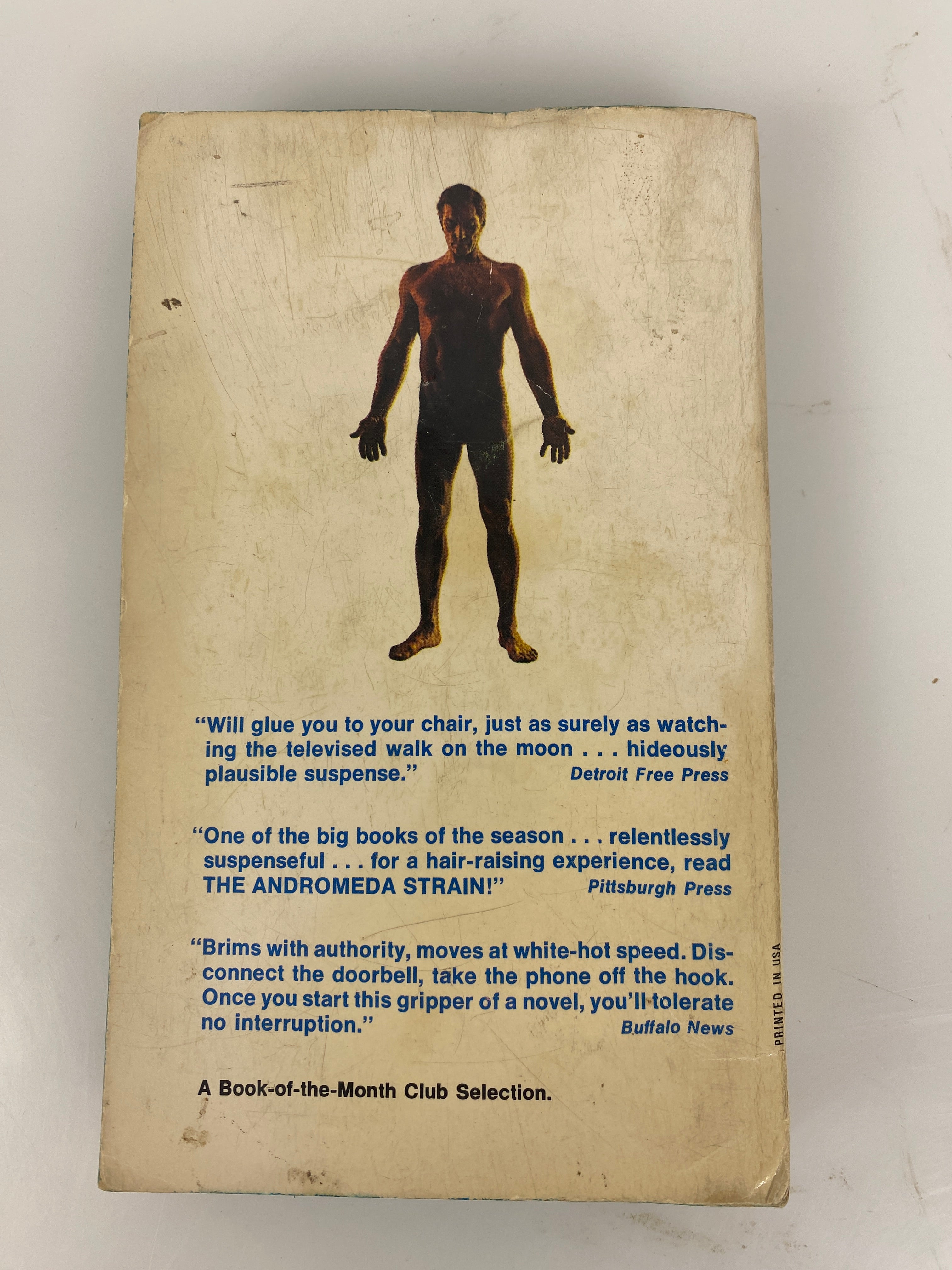 Andromeda Strain Michael Crichton vintage paperback 1970