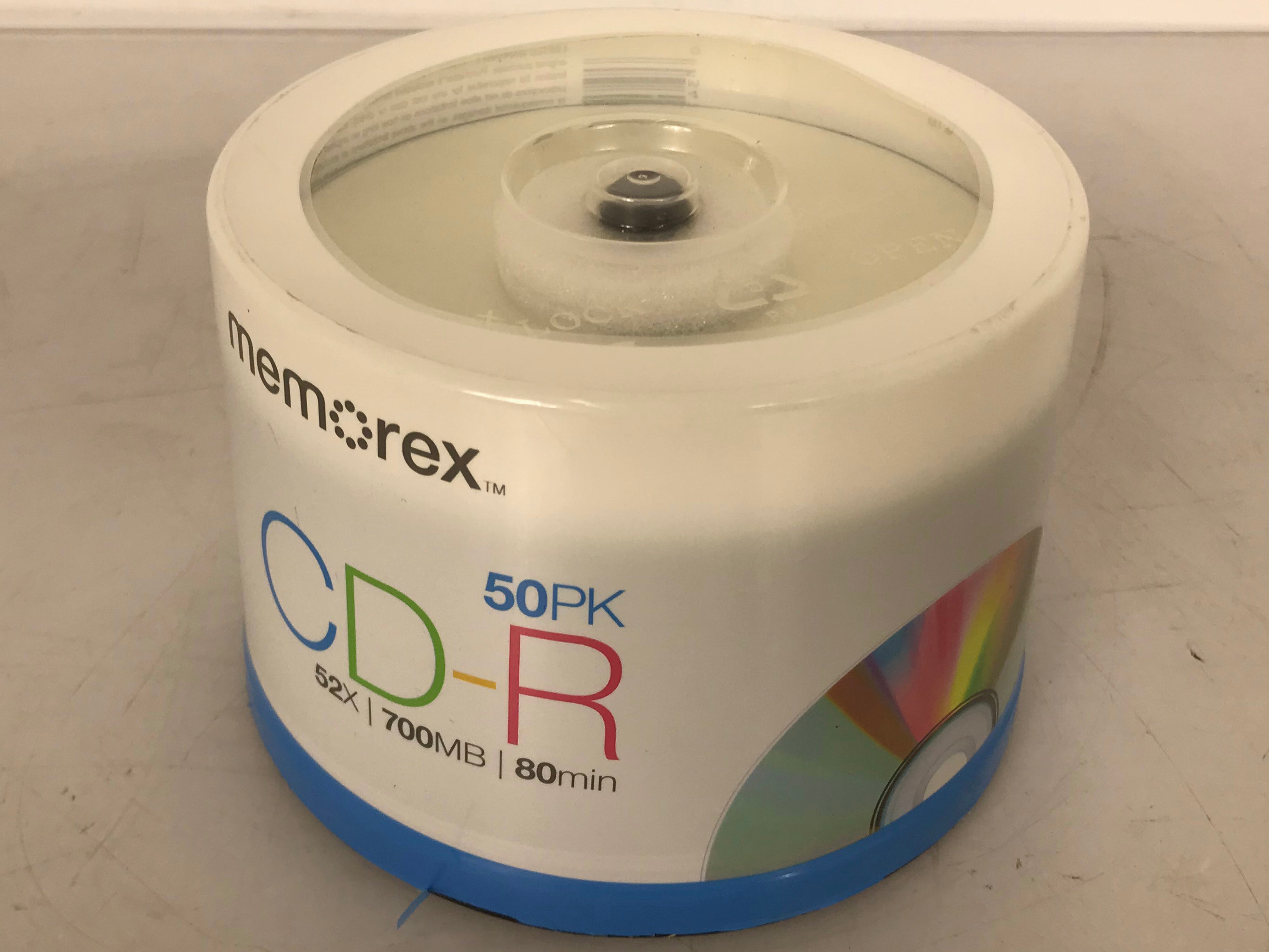Memorex 700MB 80Min 52x Data CD-R Media 50-Pack Spindle