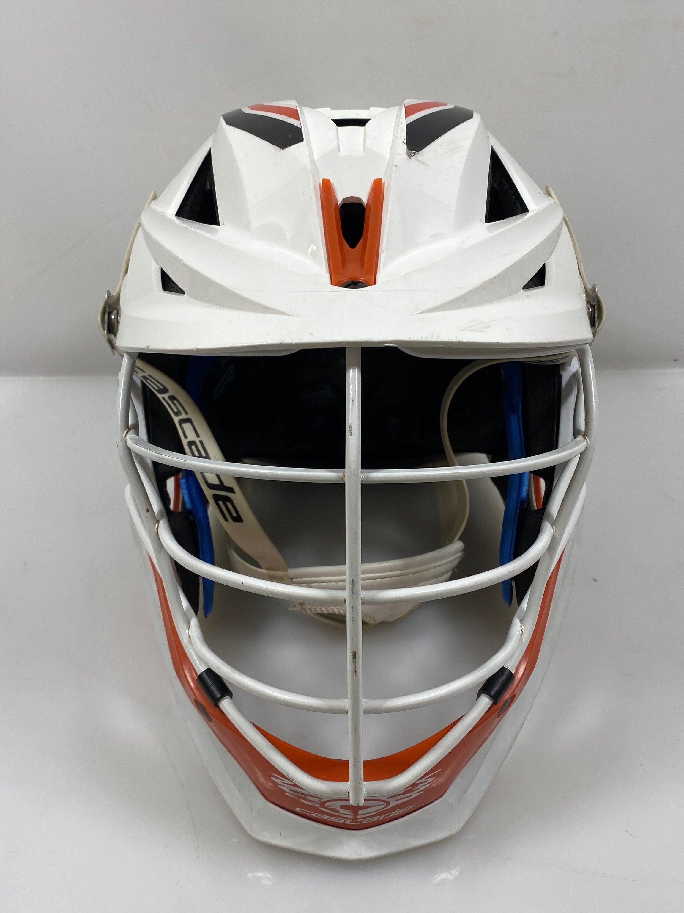 Cascade XRS PRO Lacrosse Helmet w/ Brother Rice Decals (White)