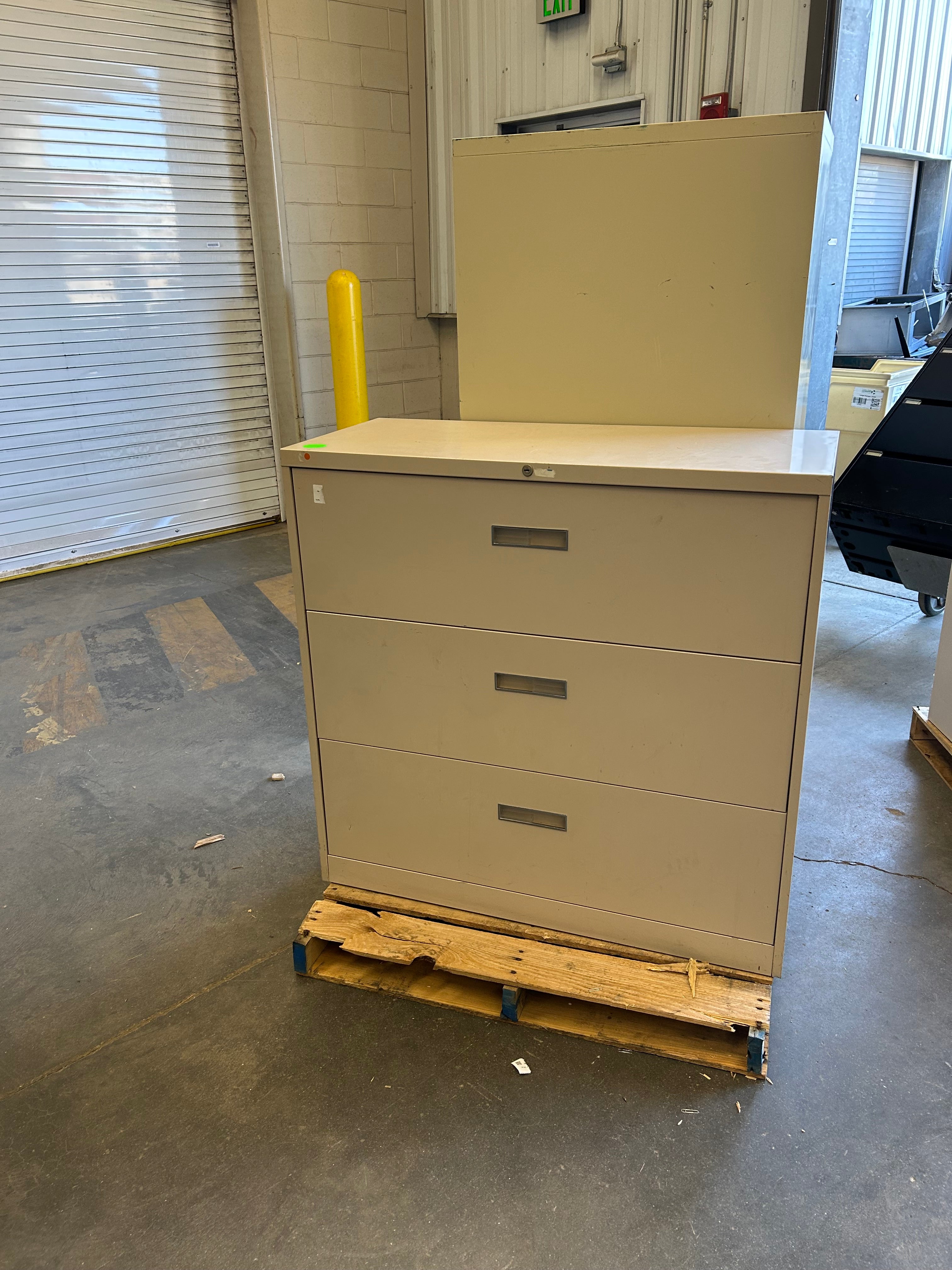 Lot of 2 Lateral File Cabinets