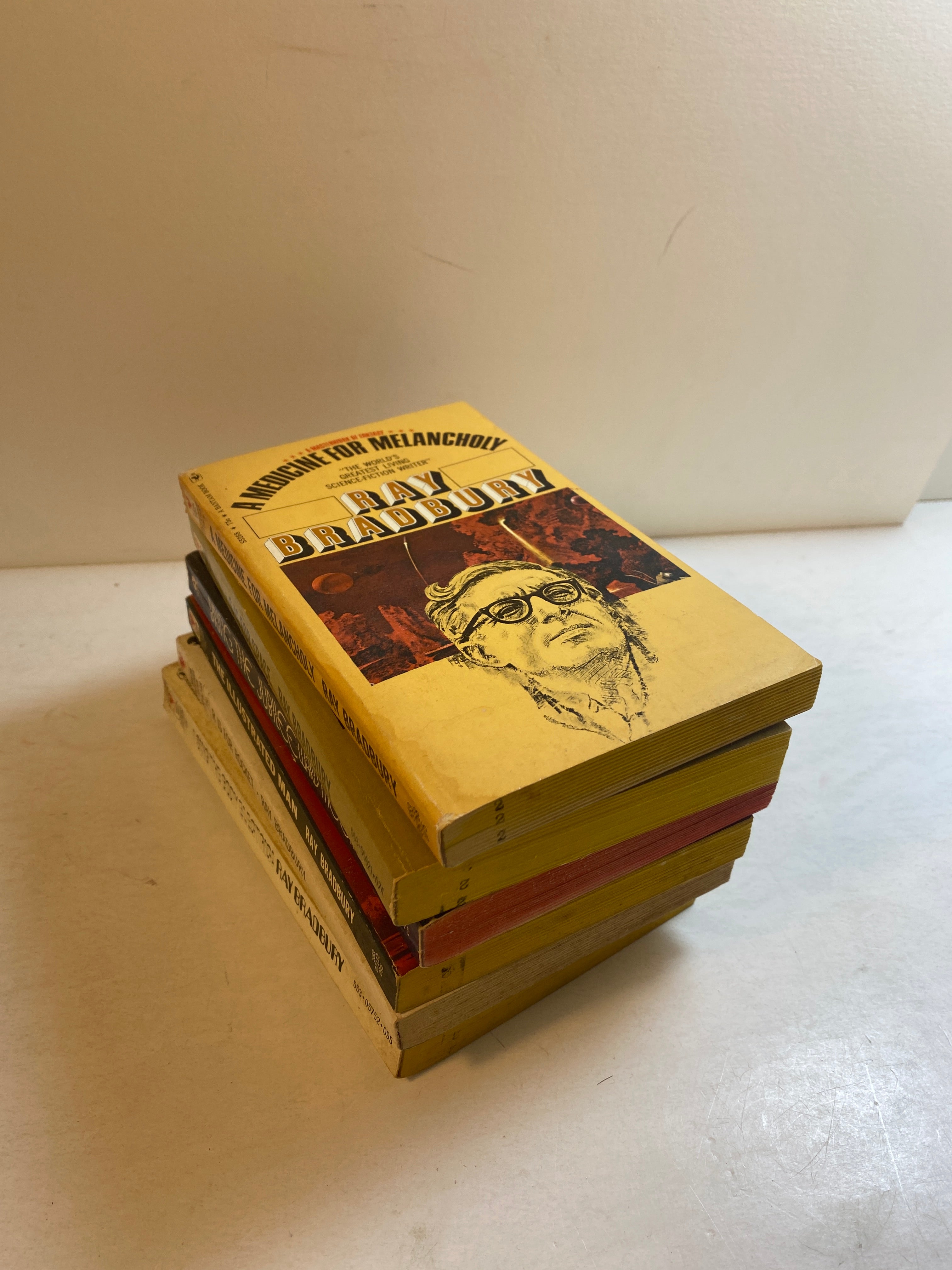 Lot of 6 Ray Bradbury sci-fi paperbacks 1969-1972