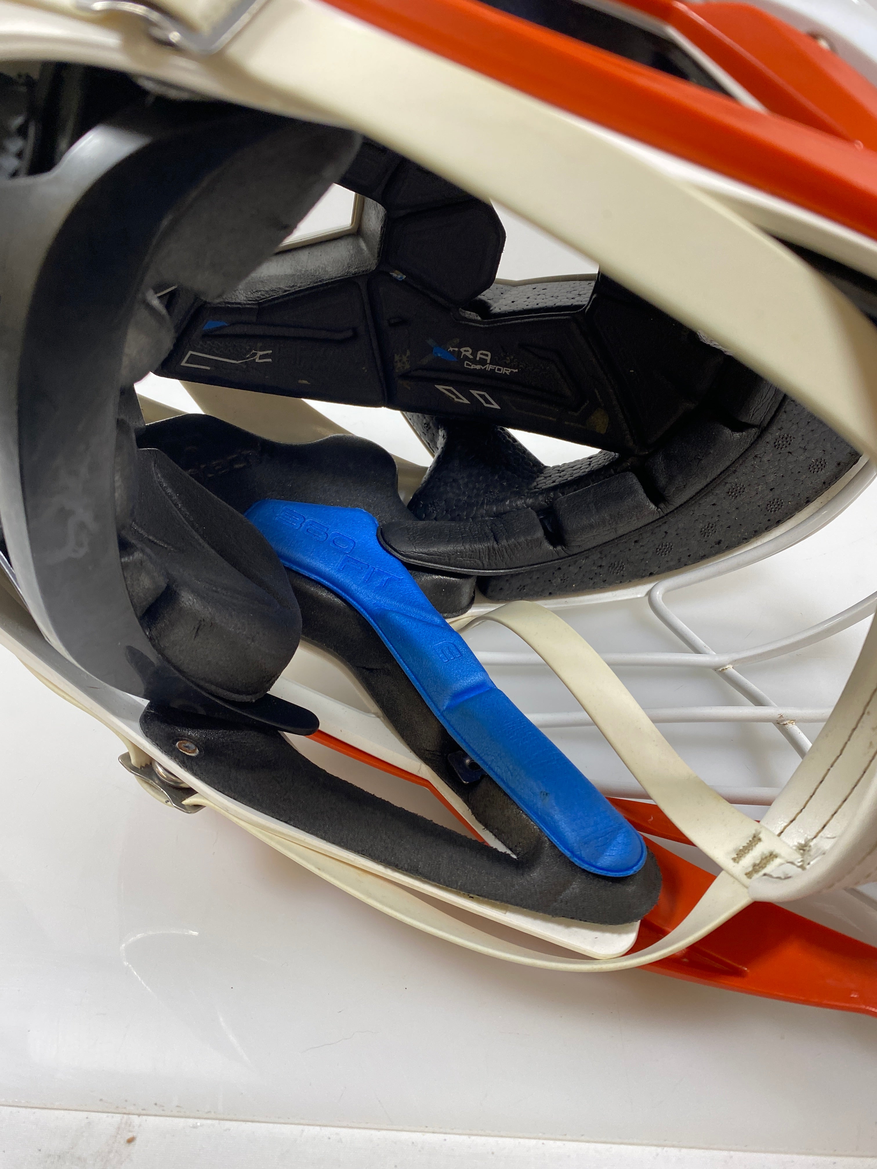 Cascade XRS PRO Lacrosse Helmet w/ Brother Rice Decals (White)