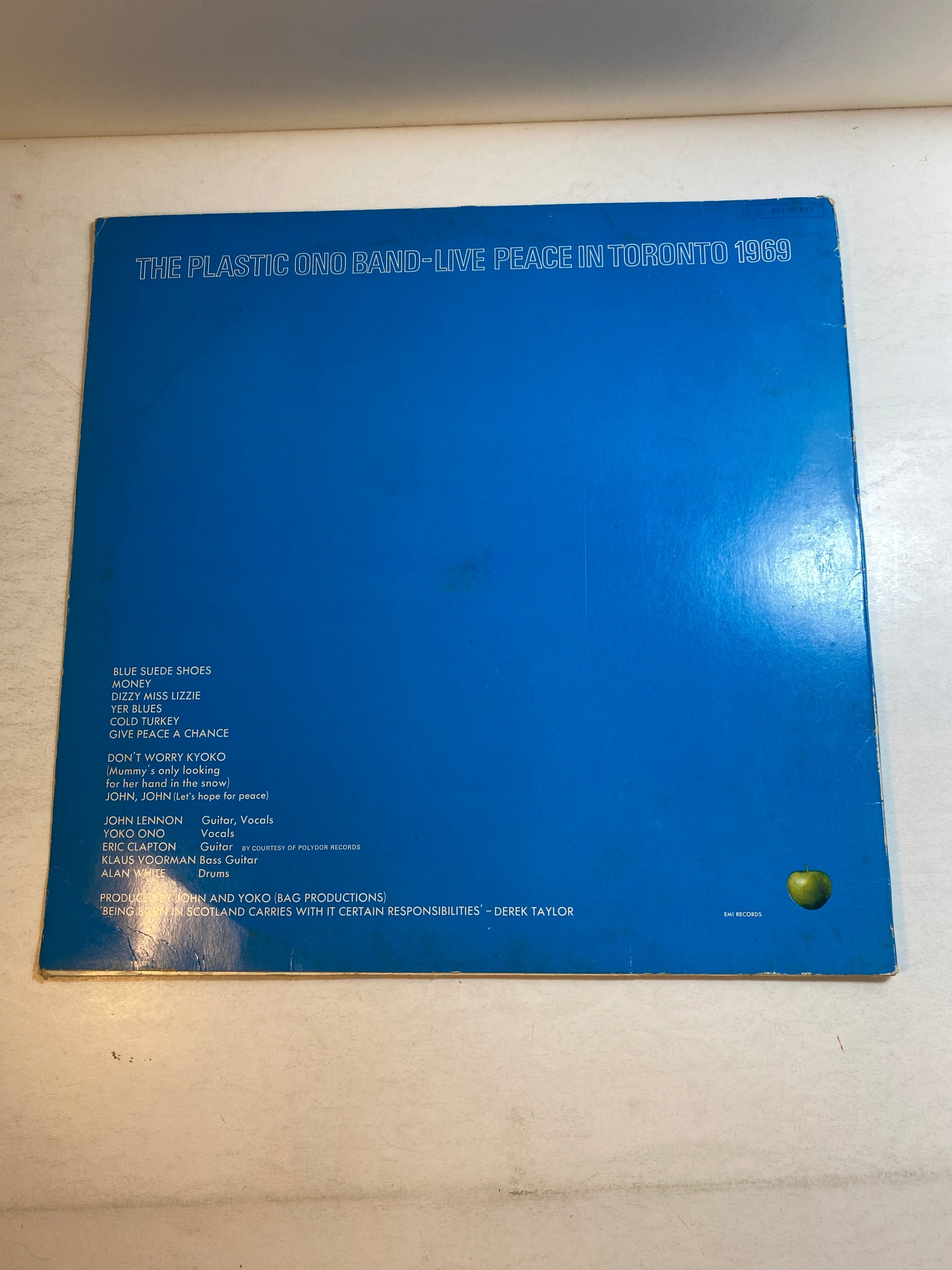 Plastic Ono Band Toronto 1969 John Lennon vinyl record