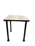White Laminate Wooden Corner Table
