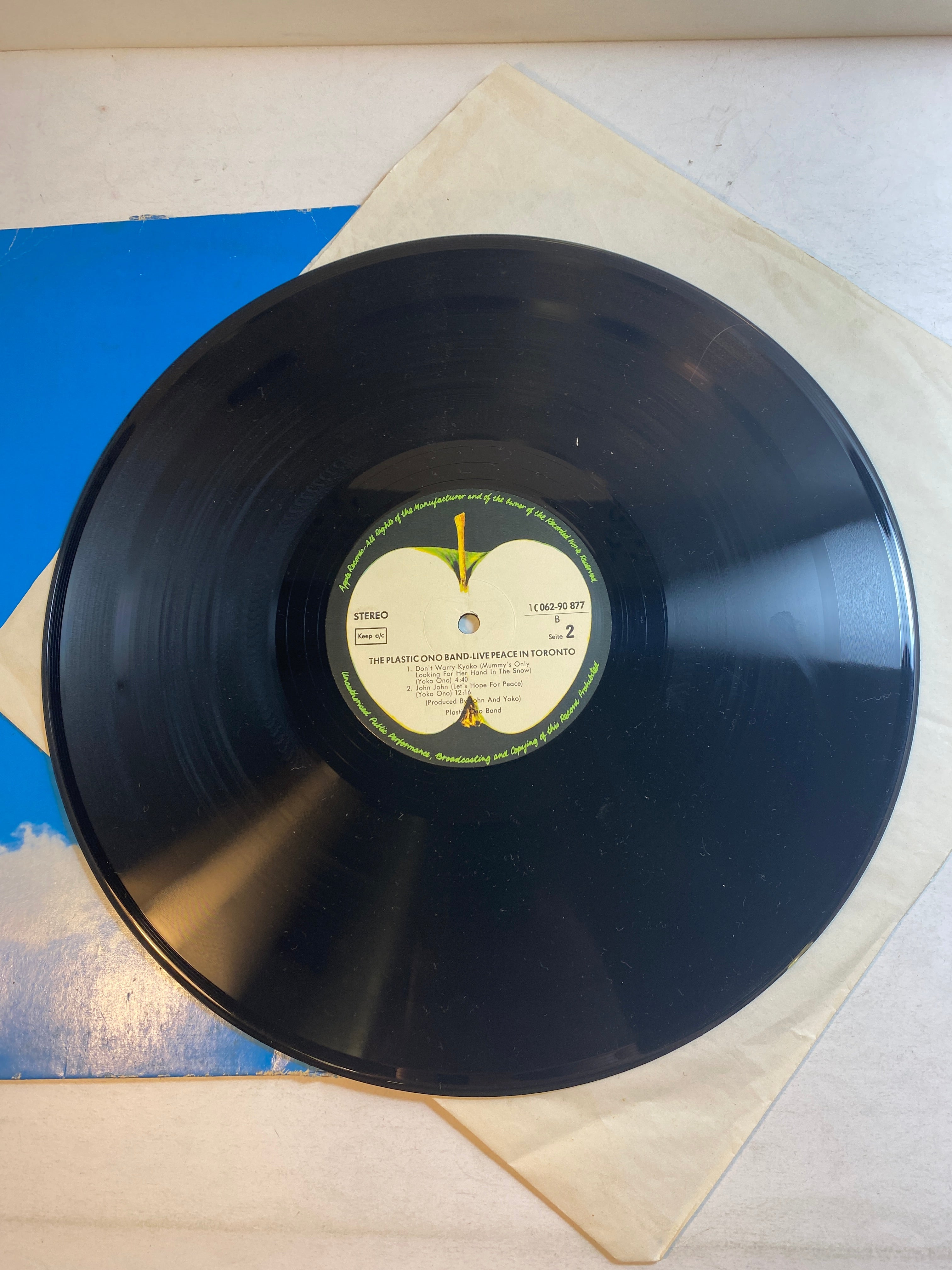 Plastic Ono Band Toronto 1969 John Lennon vinyl record