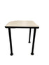 White Laminate Wooden Corner Table