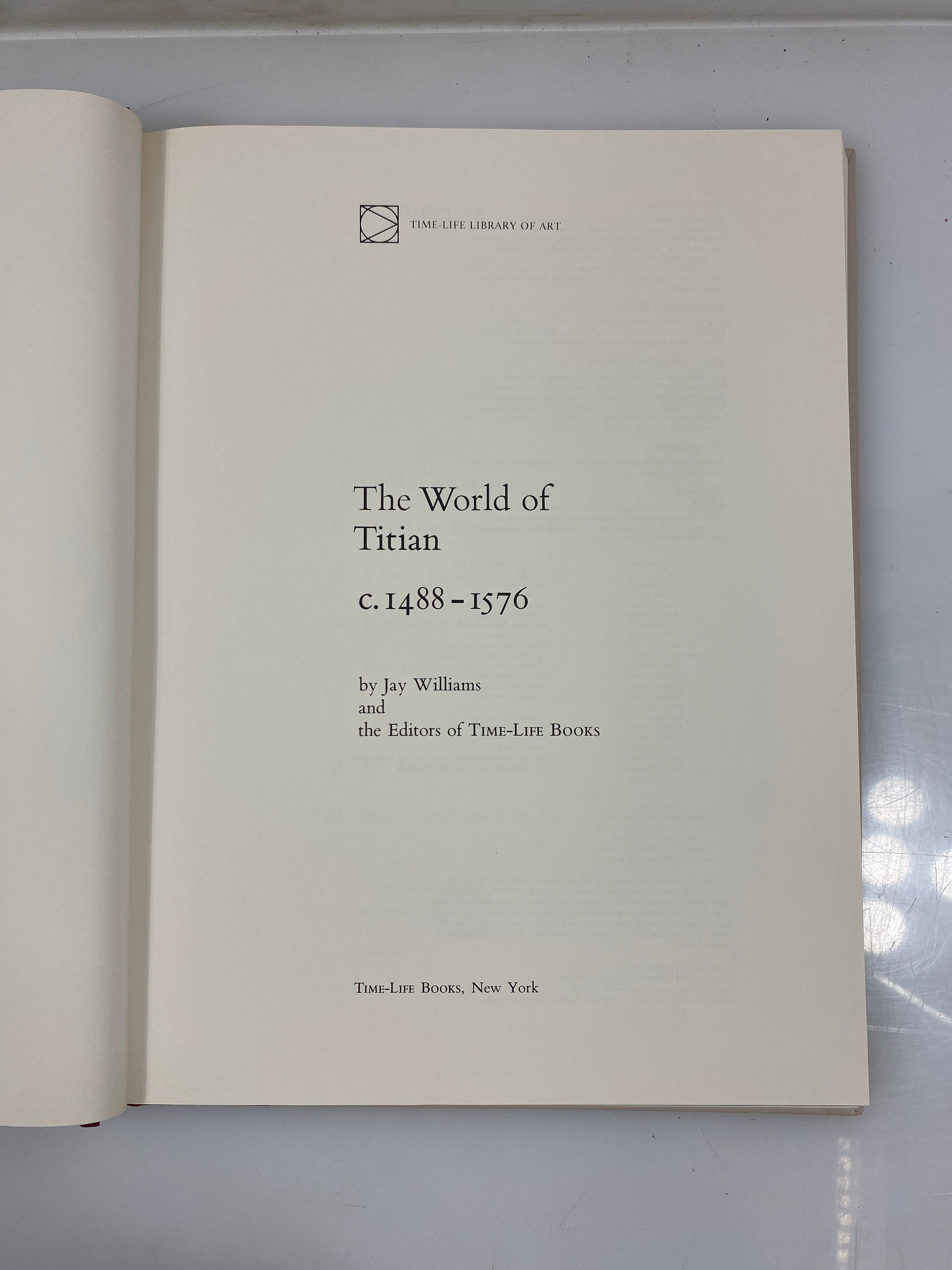 The World of Titian Time-Life Books 1971 HC Slipcase