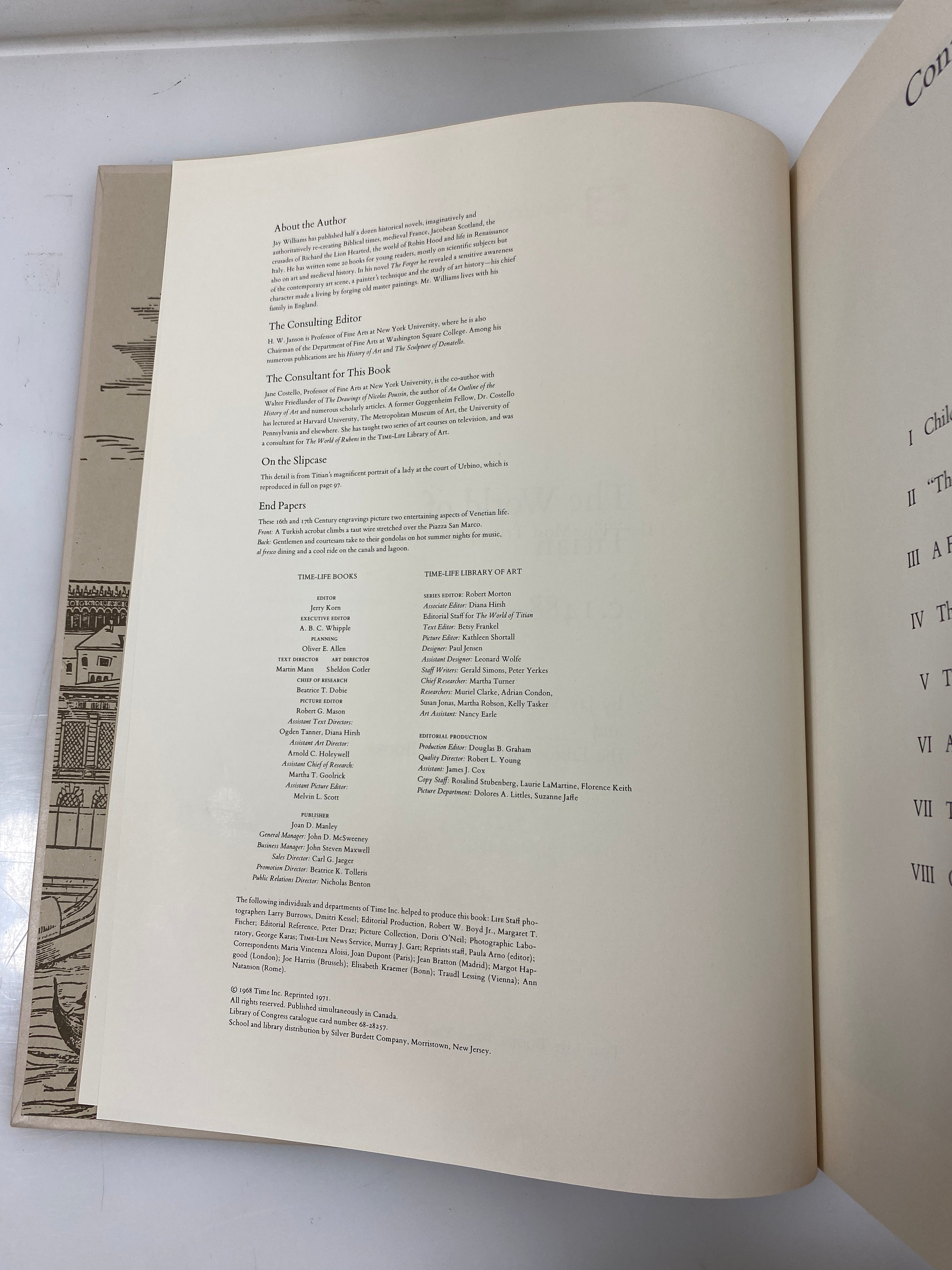 The World of Titian Time-Life Books 1971 HC Slipcase