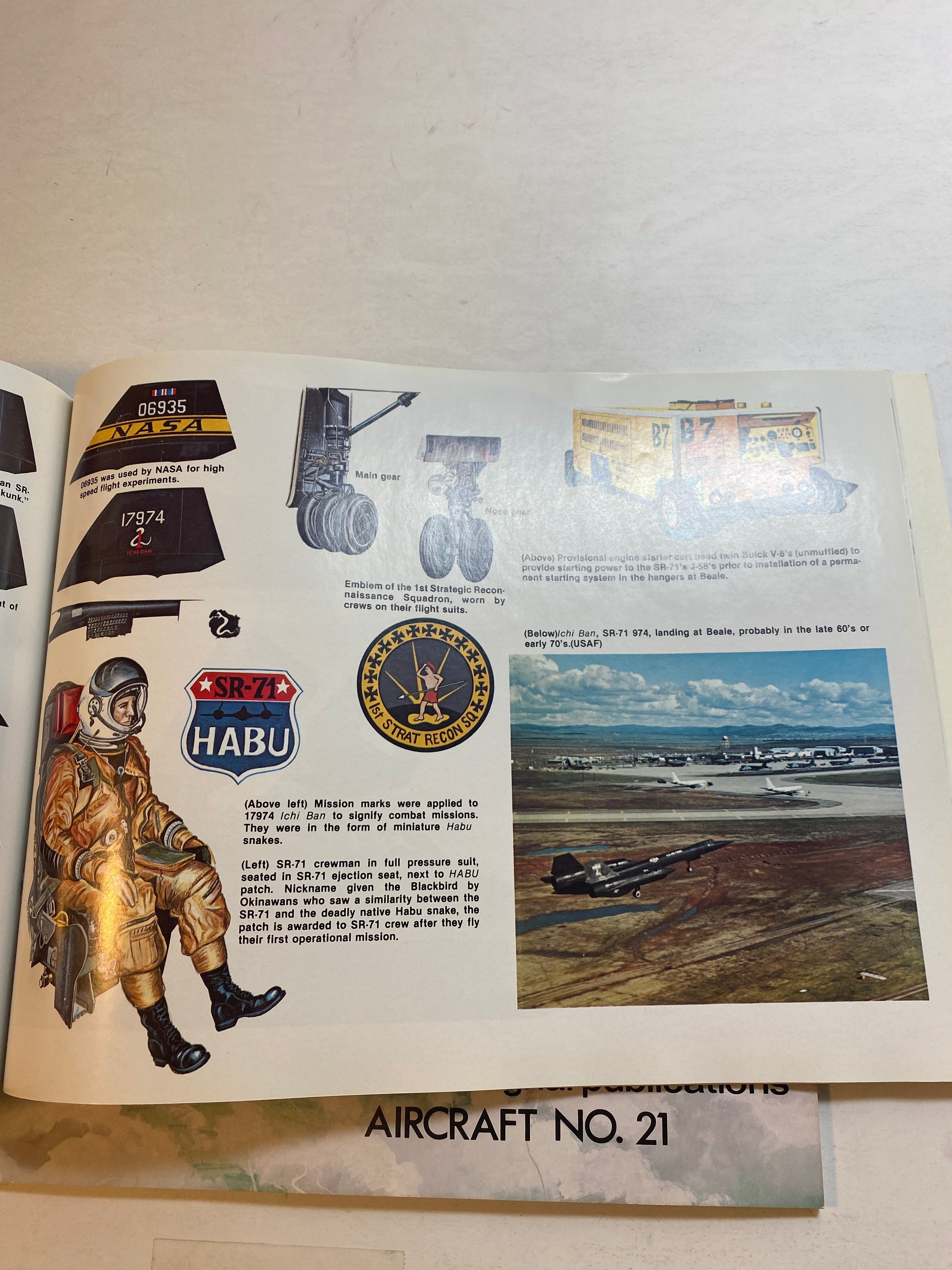 Lot of 2 In Action Booklets B-24 Liberator SR-71 Blackbird 1975-1982