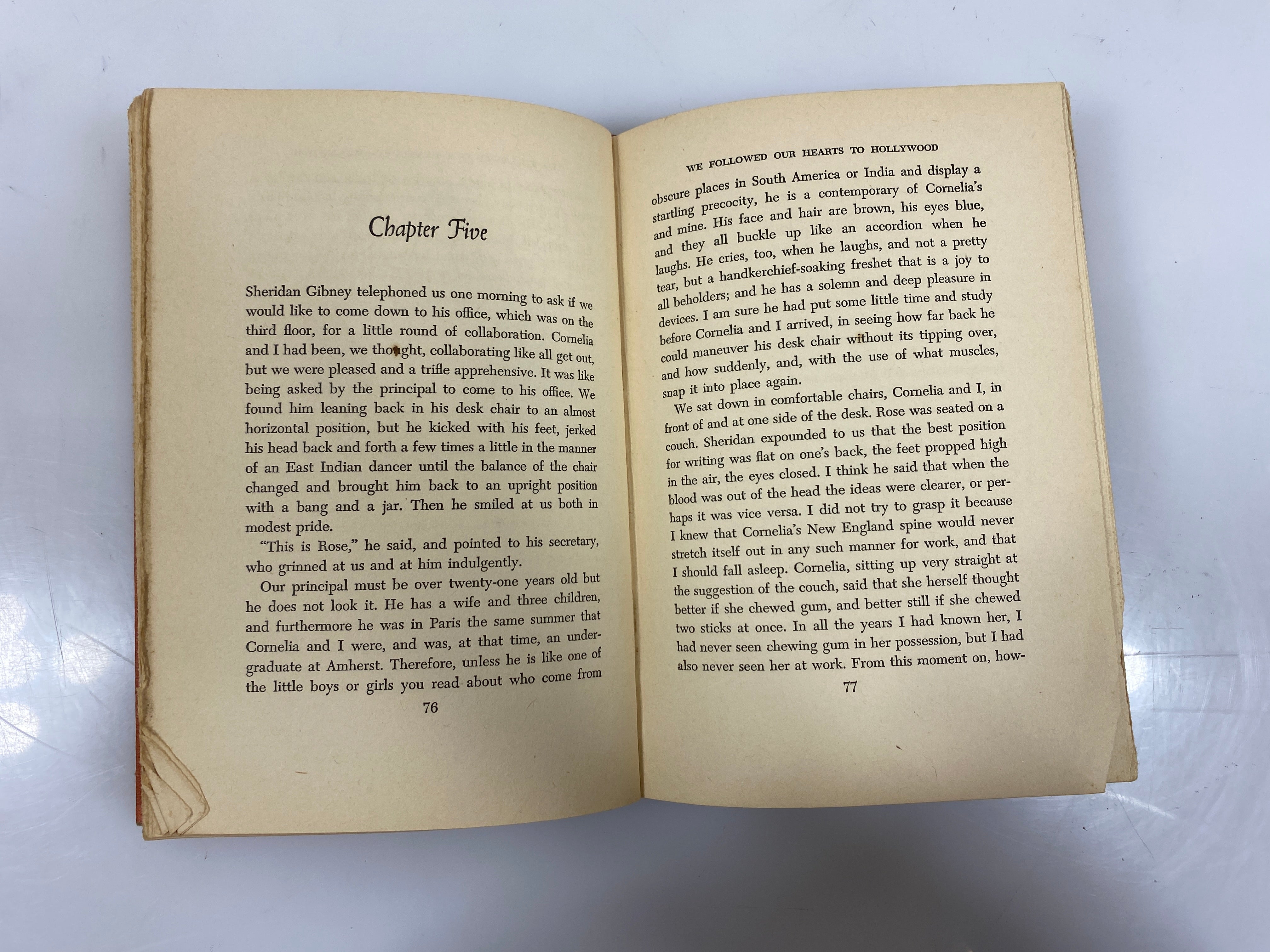 We Followed Our Hearts to Hollywood by Emily Kimbrough 1943 HC