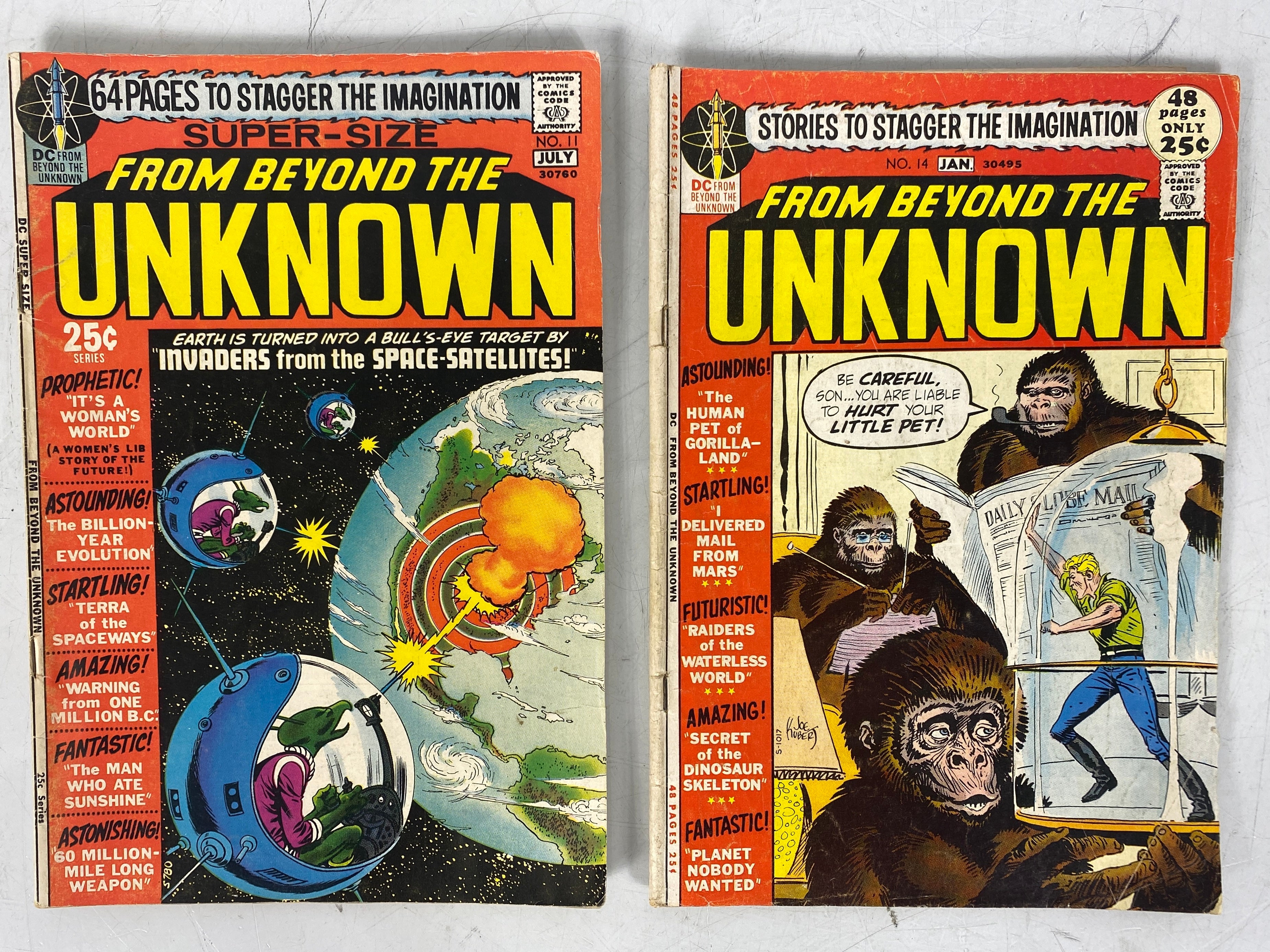 Lot of 11 From Beyond the Unknown