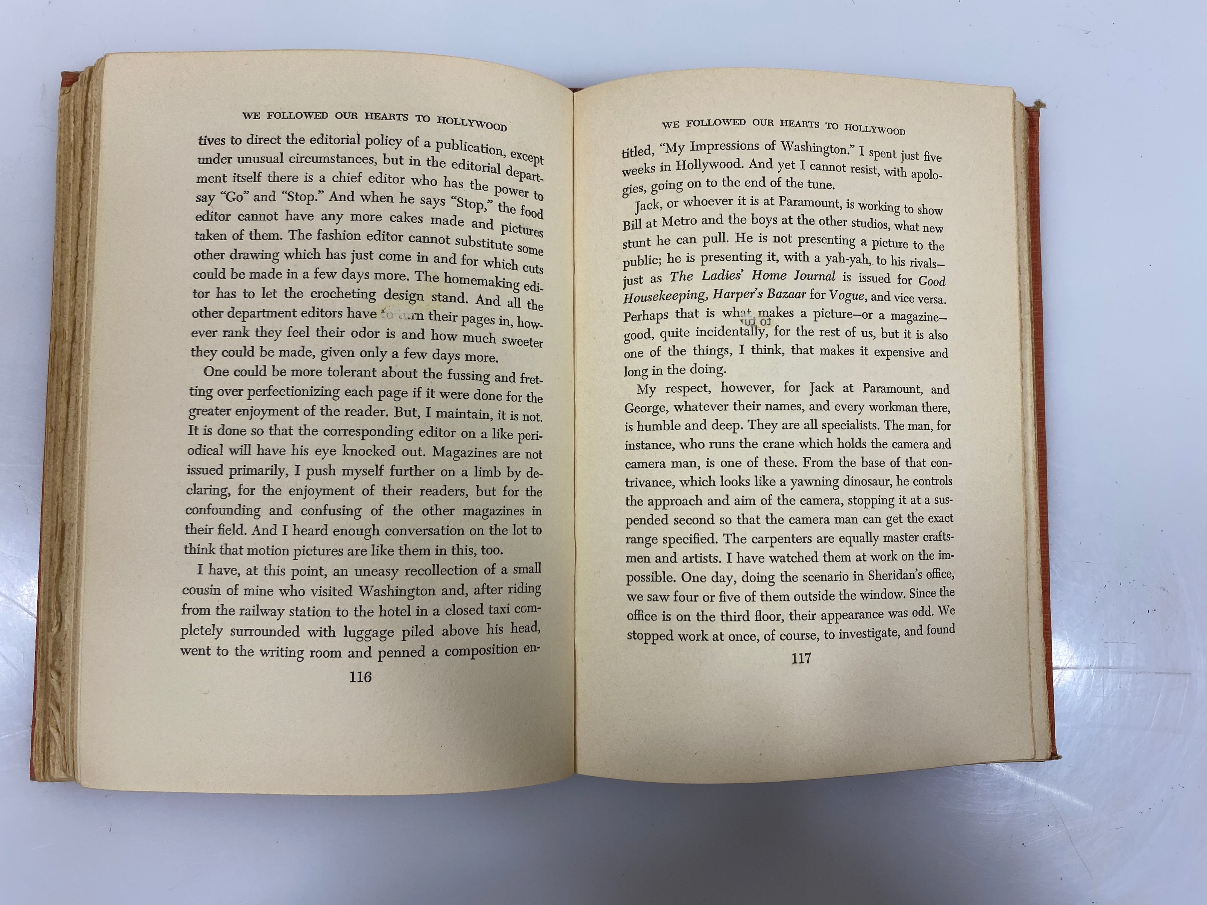 We Followed Our Hearts to Hollywood by Emily Kimbrough 1943 HC