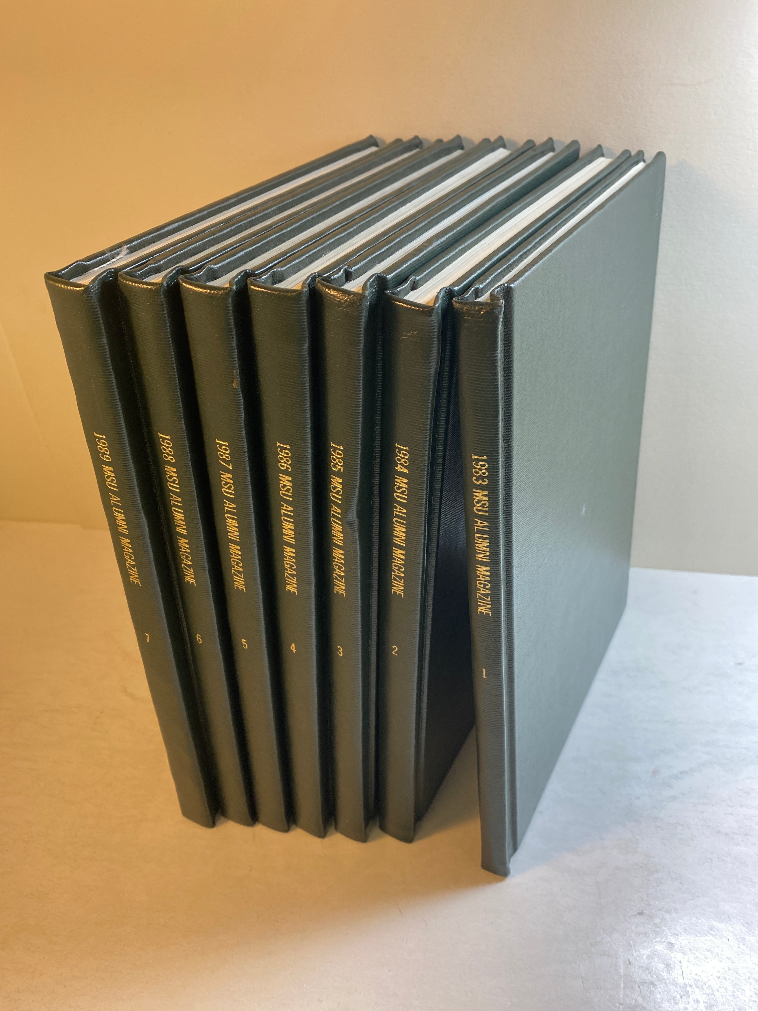 MSU Alumni Magazine Library Bound Complete Years 1983-1989