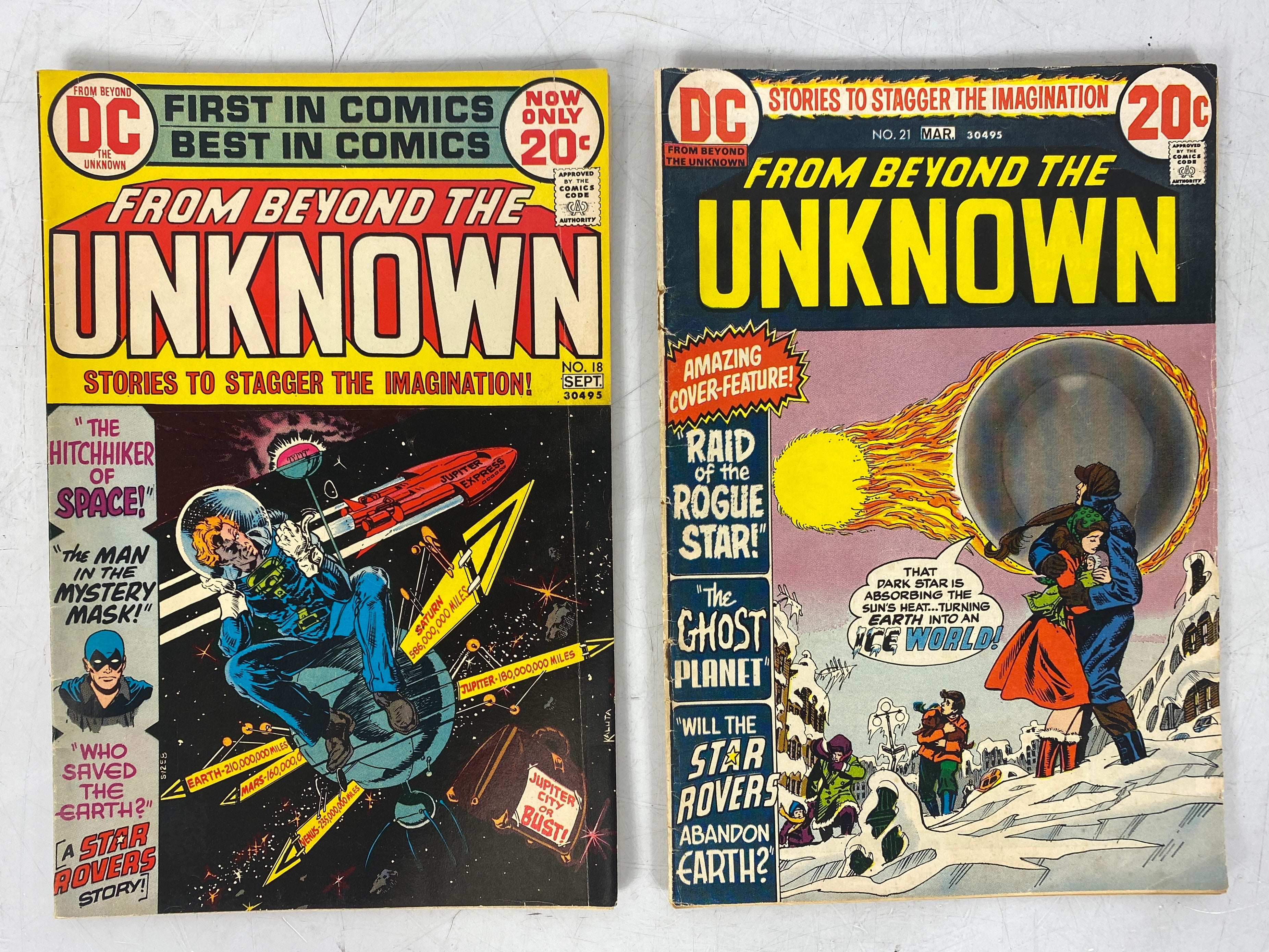 Lot of 11 From Beyond the Unknown