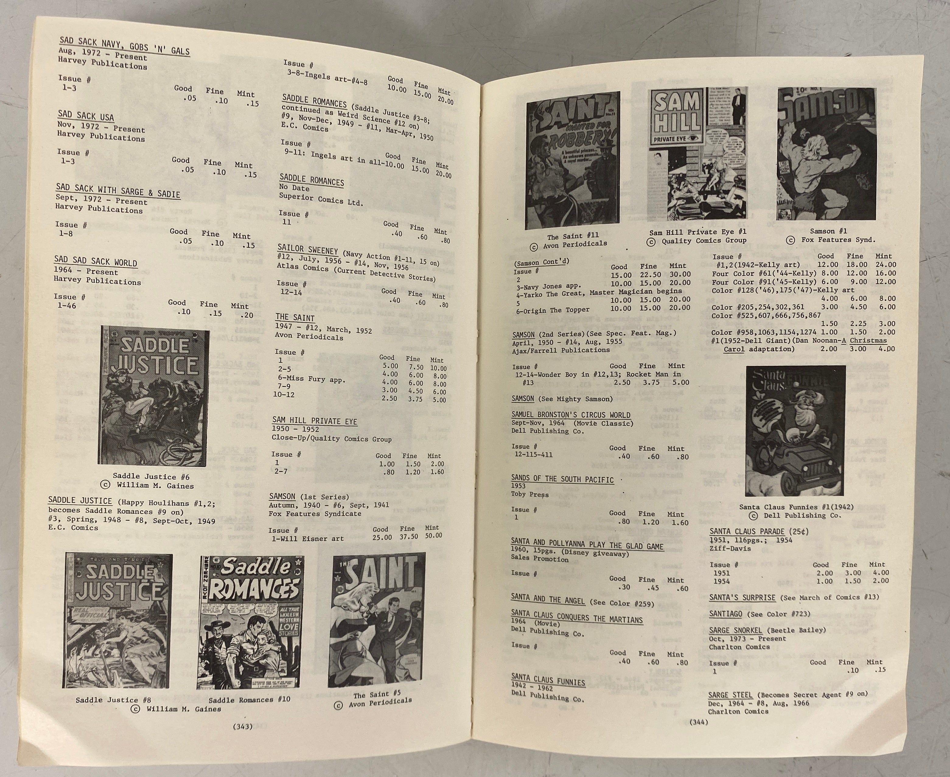 The Comic Book Price Guide 4th Edition (1974) by Overstreet