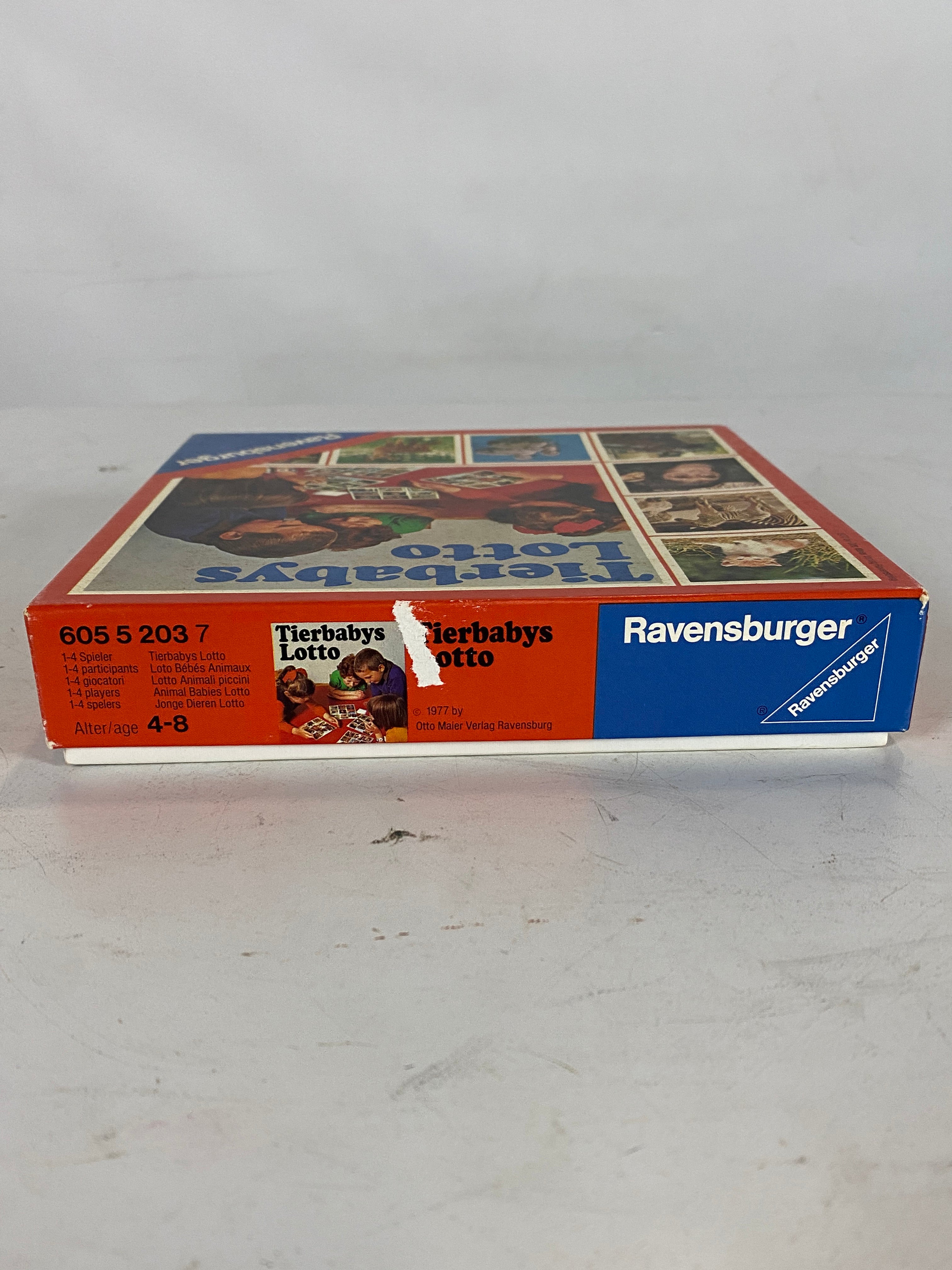 Vintage Ravensburger Tierbaby Lotto Game