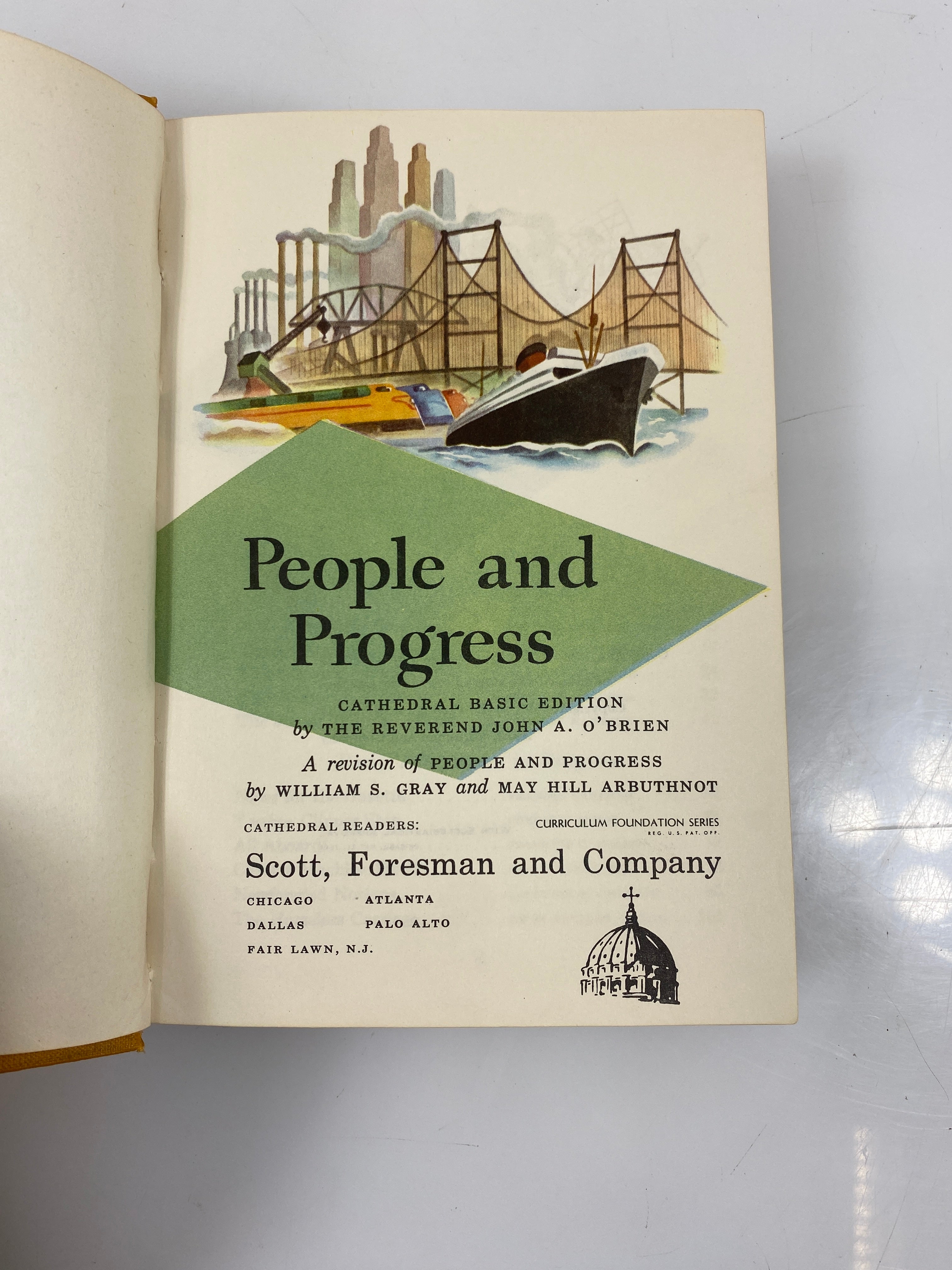 People and Progress O'Brien Scott, Foresman and Company 1950 HC