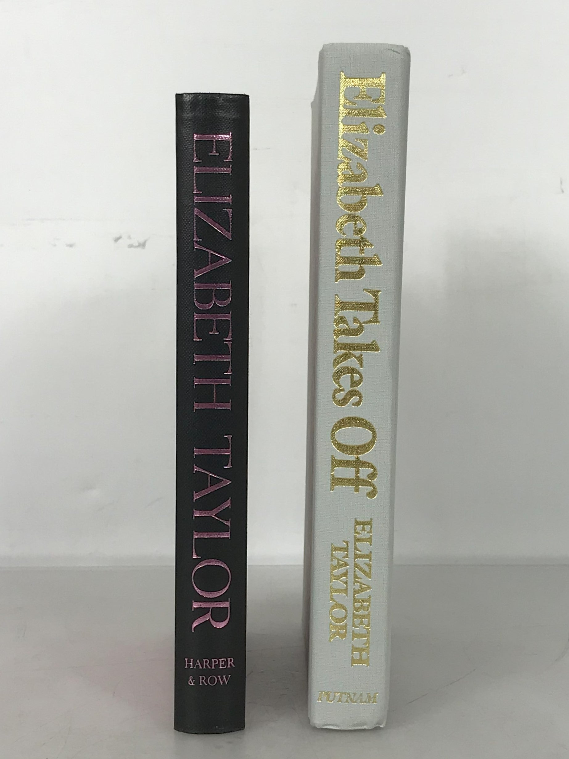 Lot of 2 Elizabeth Taylor First Editions 1965 & 1987 HC DJ