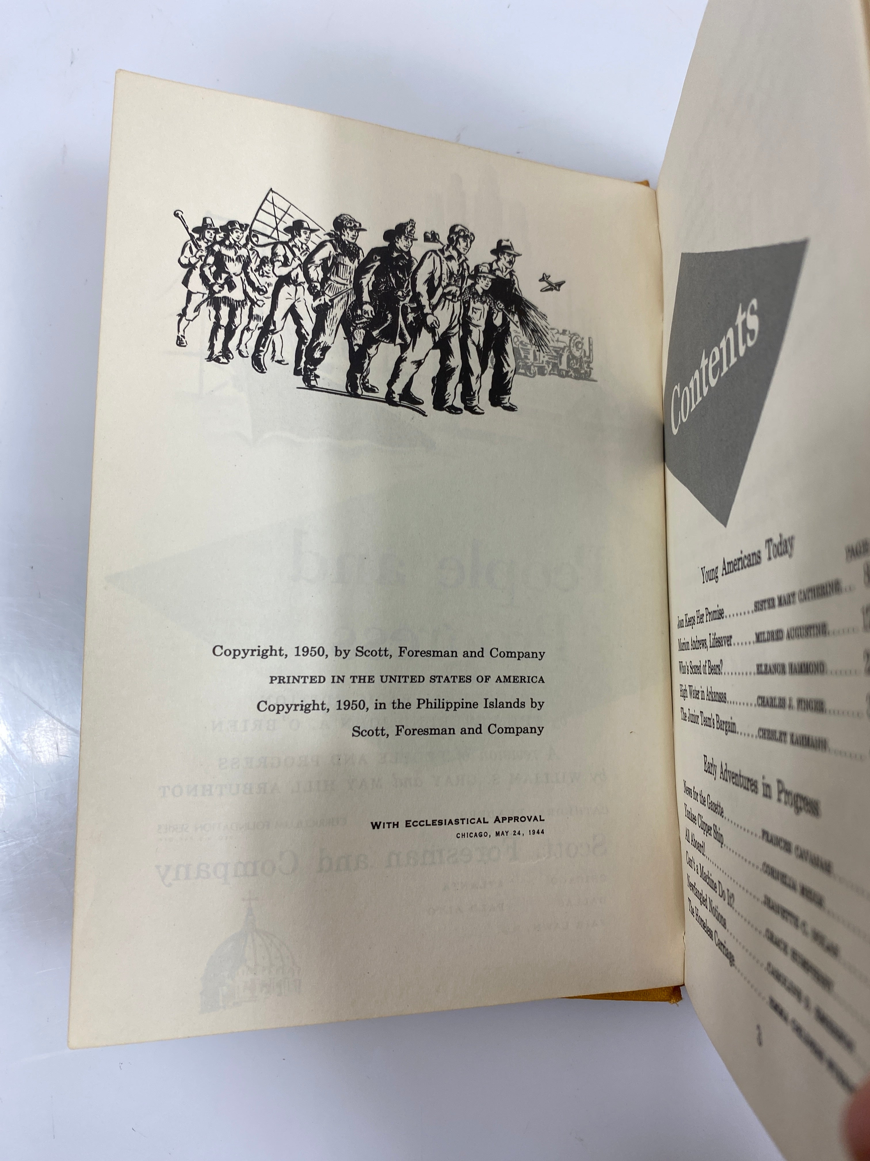 People and Progress O'Brien Scott, Foresman and Company 1950 HC