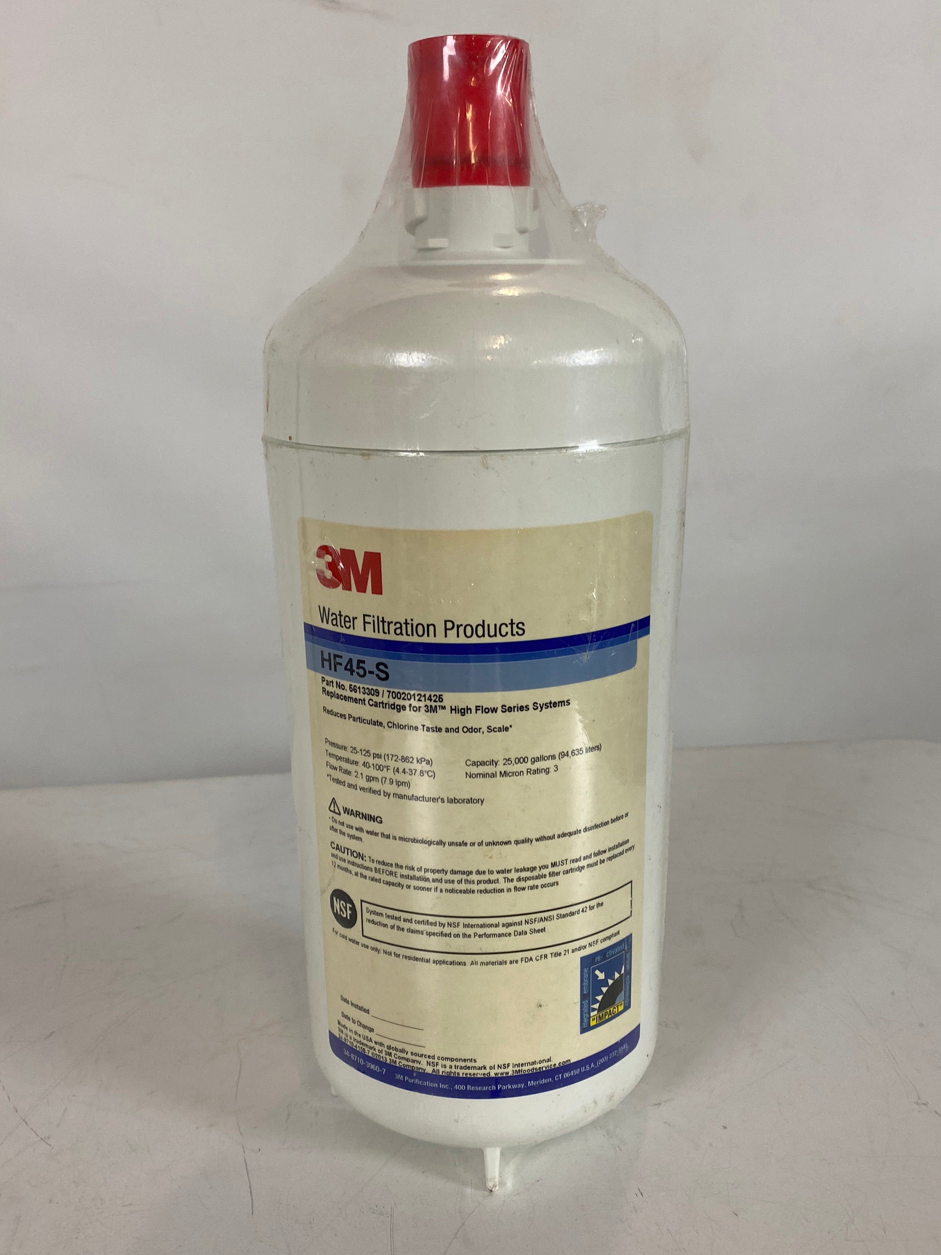 3M Water Filtration Product HF45-S