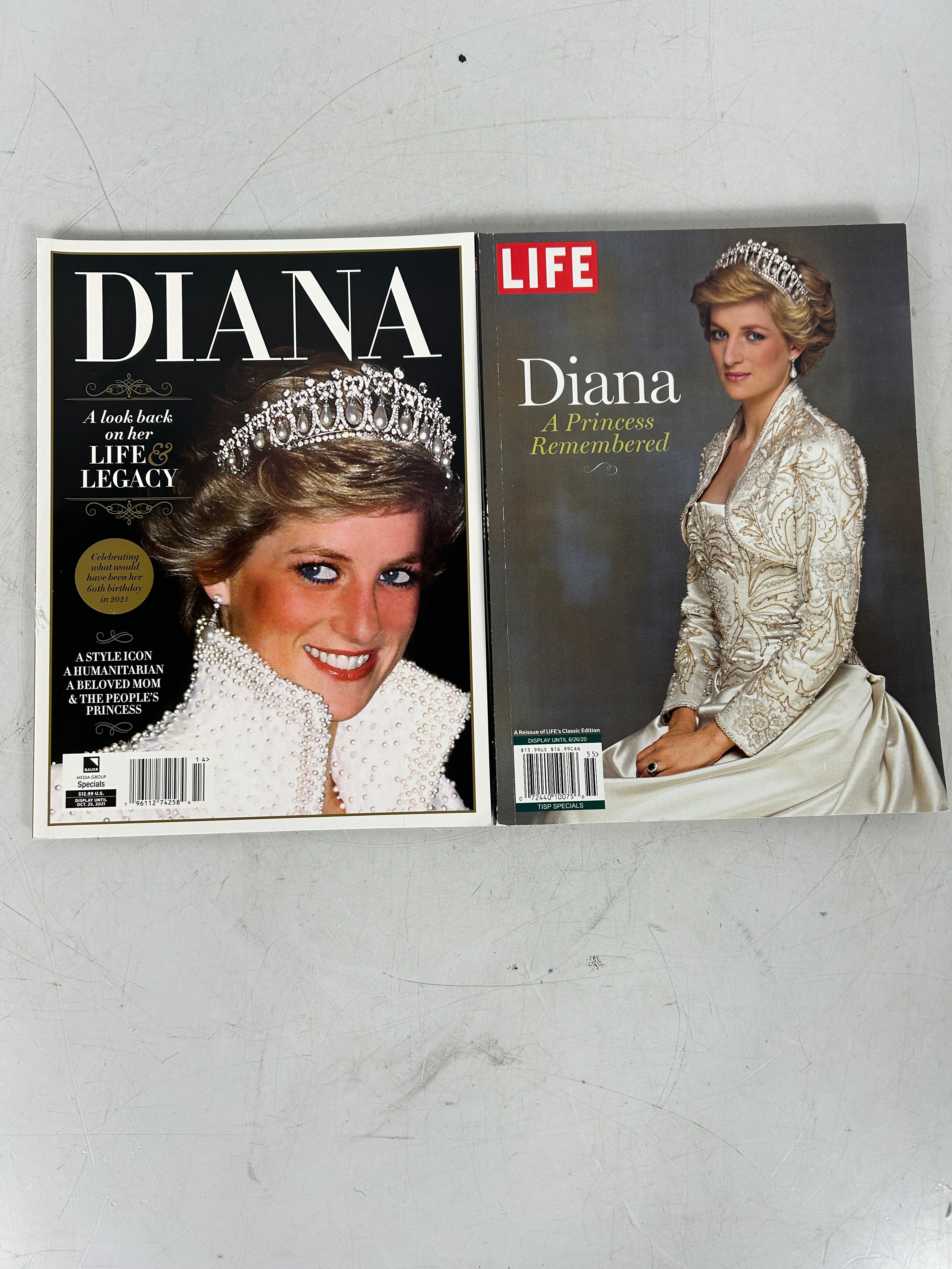 Lot of 2 Princess Diana Memorial Magazines 2020-21