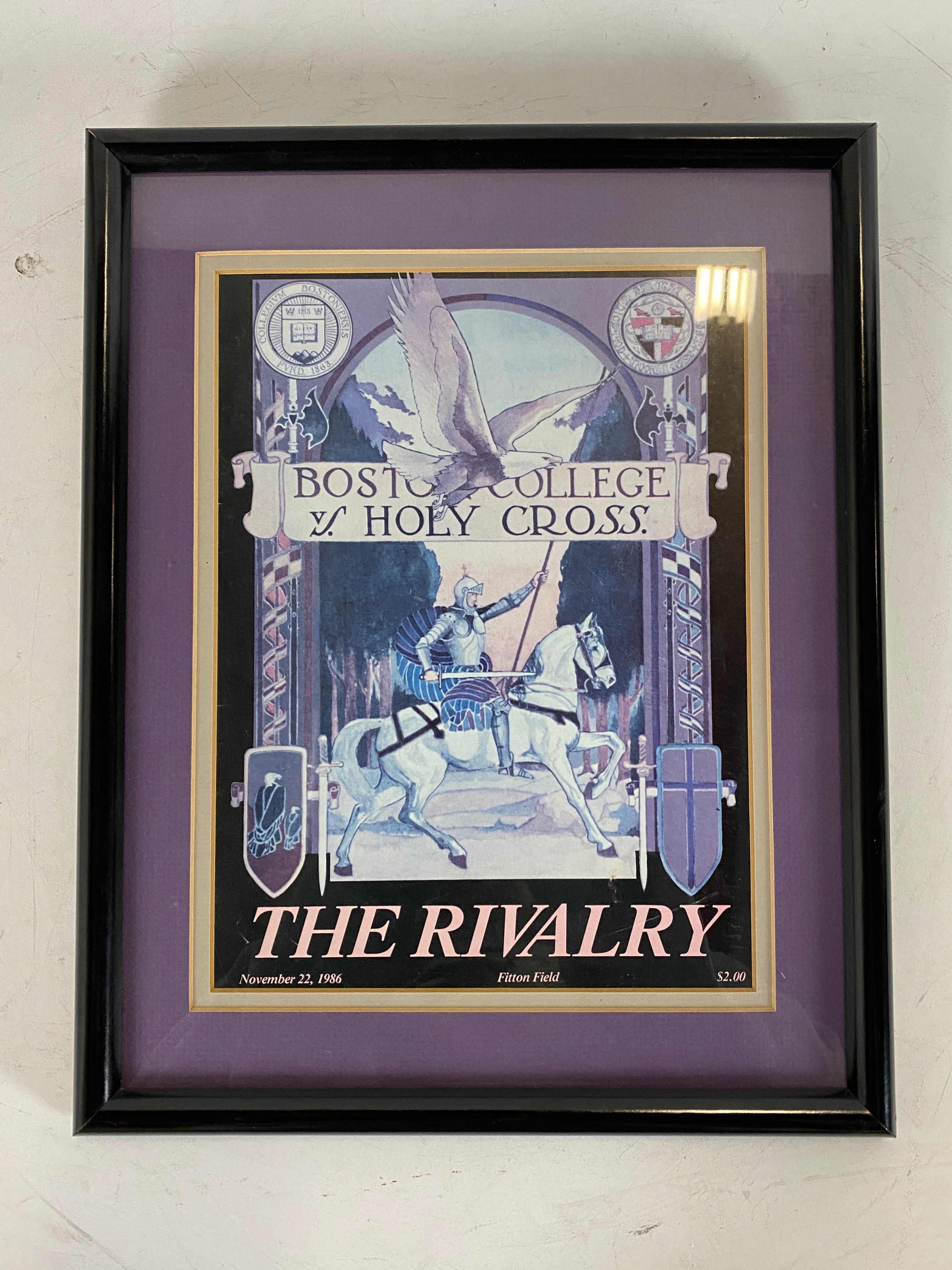 "Boston College vs. Holy Cross: The Rivalry" Print