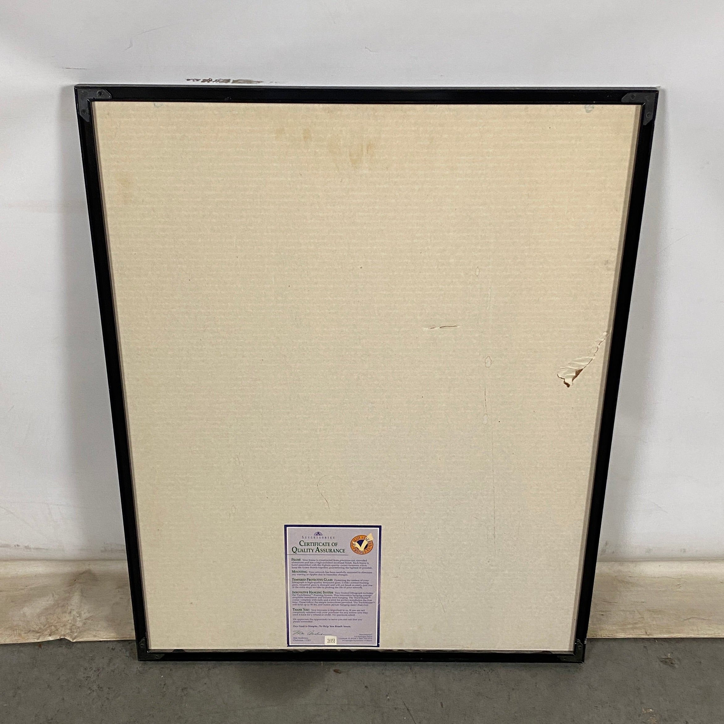 "Success" Poster Print in Black Frame