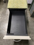 Steelcase Green Cushioned Metal 2 Drawer Small Filing Cabinet On Wheels