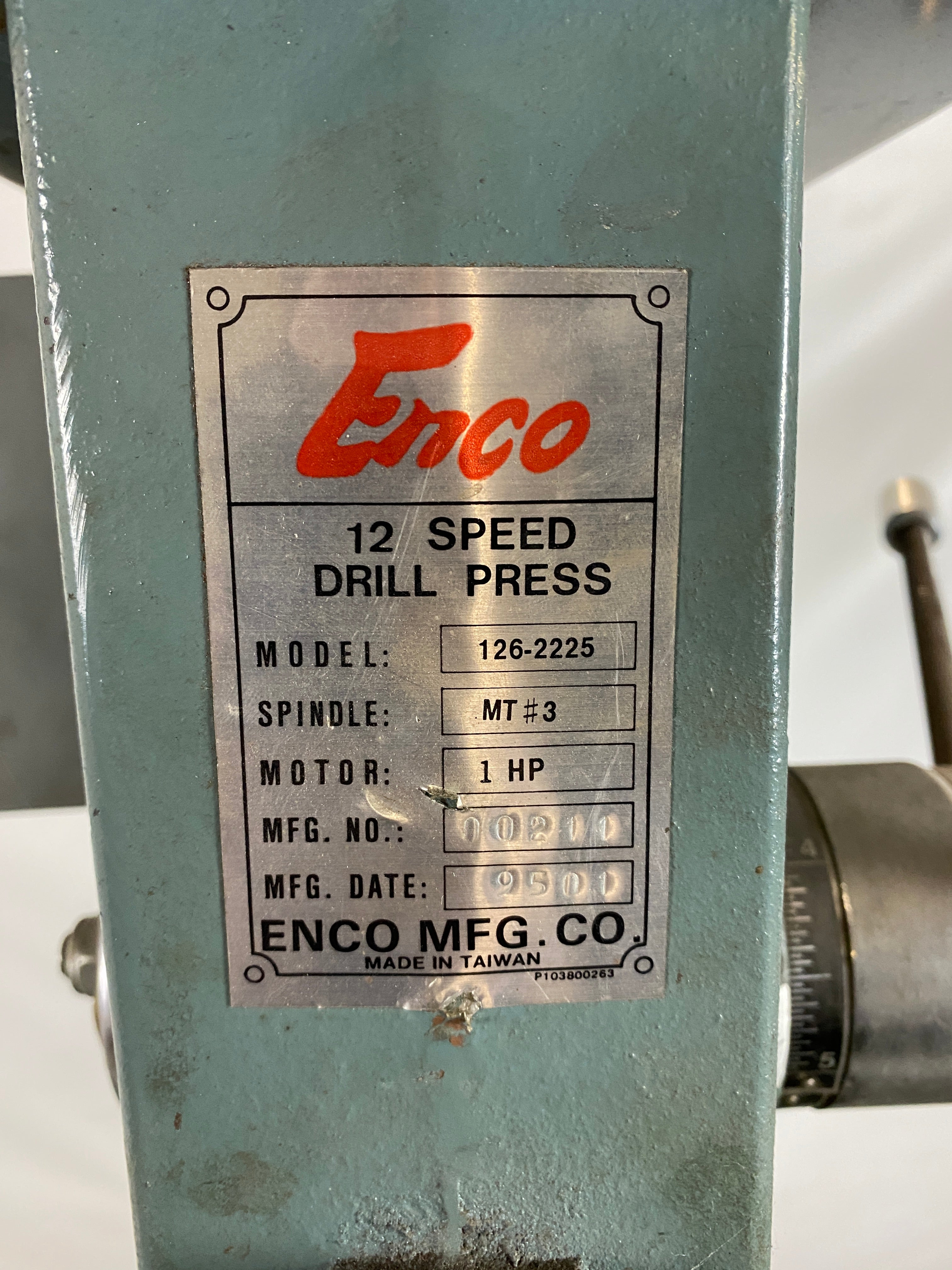 Enco 12 Speed Drill Press