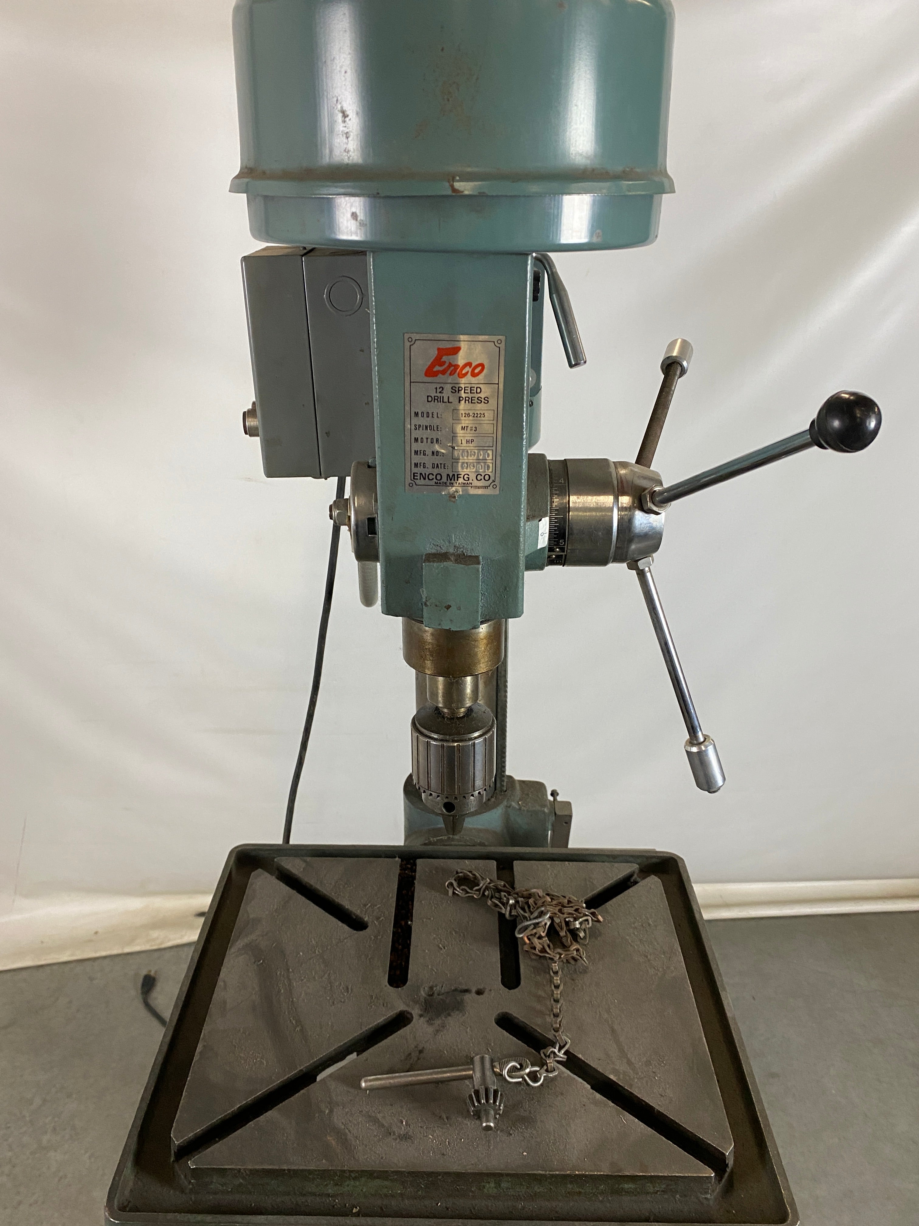 Enco 12 Speed Drill Press